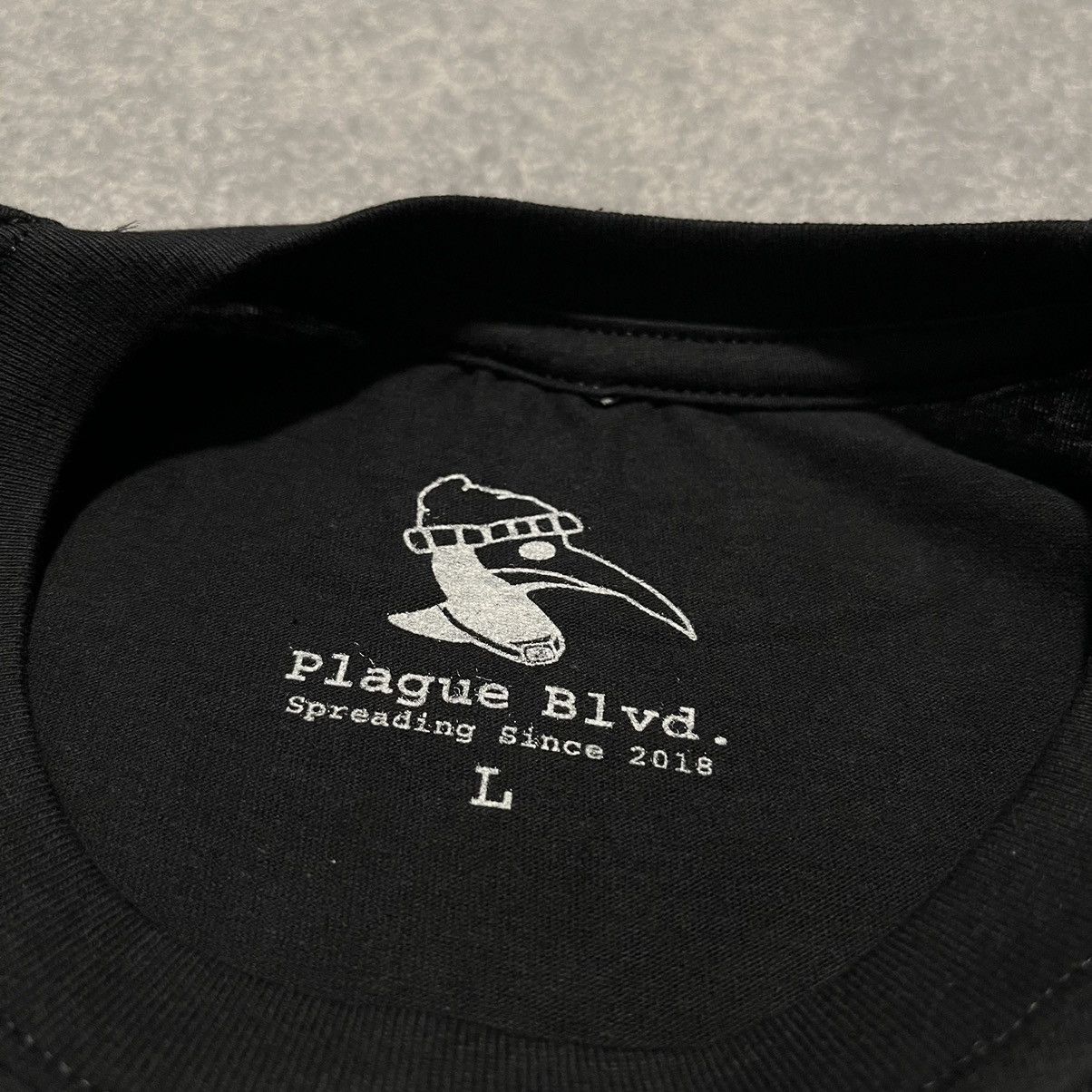 Plague Boulevard Rare Plague Blvd Spider Gang Lil Darkie Members Logo T Shirt Size US L / EU 52-54 / 3 - 5 Thumbnail