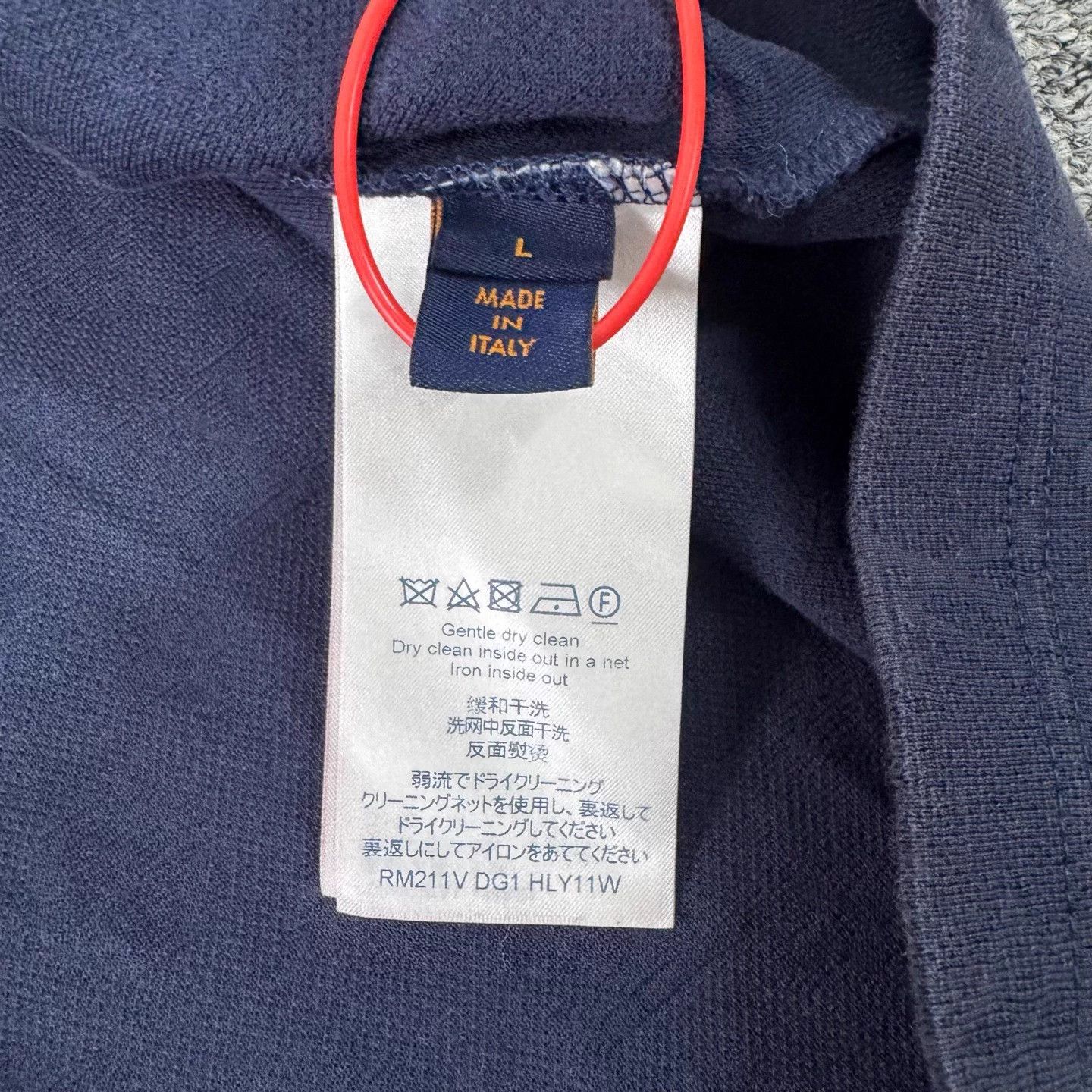 Louis Vuitton LV Ocean Animal Beaded Subtle Allover Navy L 98N Size US L / EU 52-54 / 3 - 7 Thumbnail