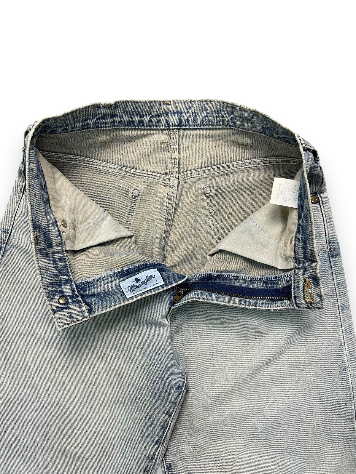 Japanese Brand × Vintage × Wrangler Vintage Wrangler Selvedge Jeans Size US 28 / EU 44 - 5 Thumbnail