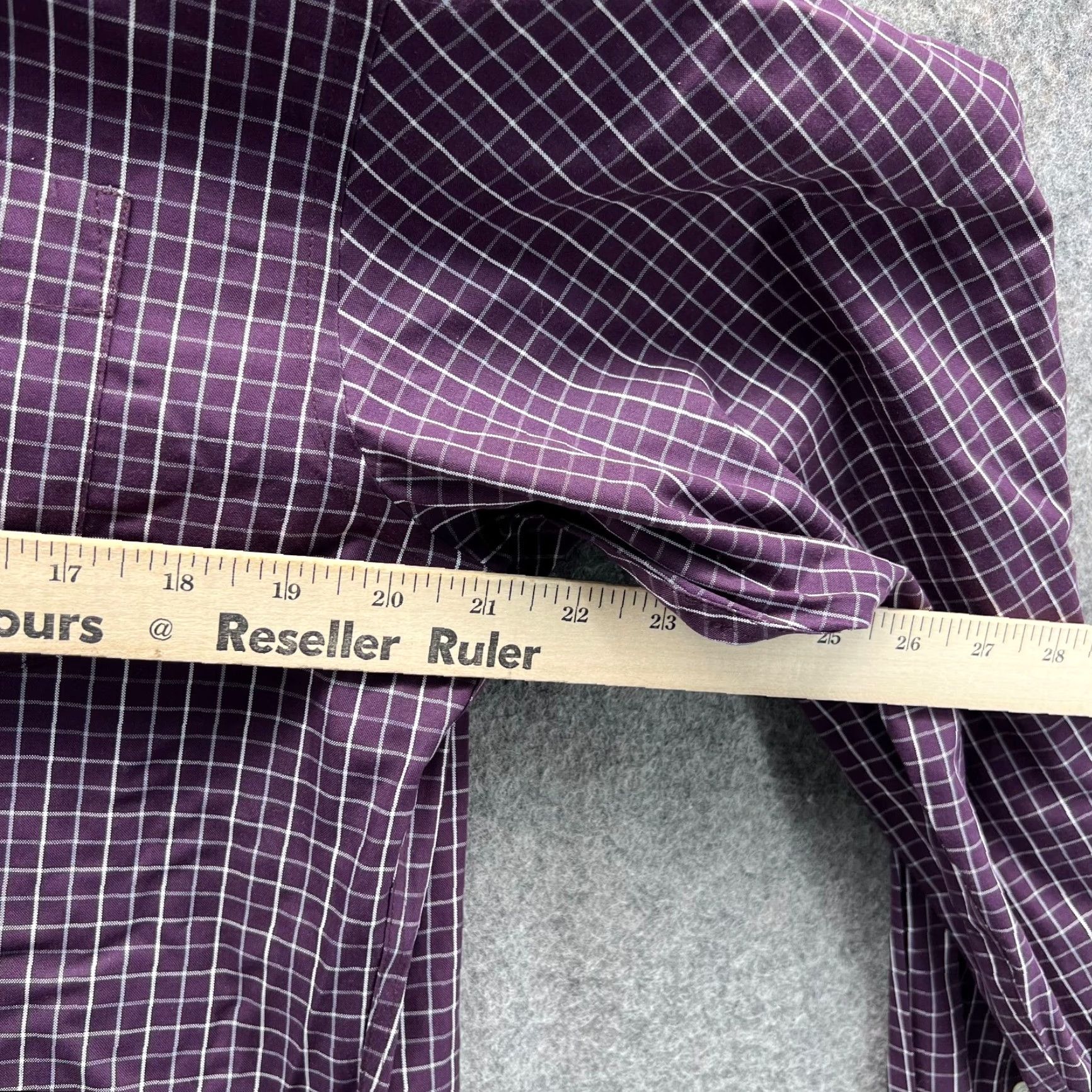 Eddie Bauer VINTAGE Eddie Bauer Shirt Men Medium Check Purple Button-Down Preppy Windowpane Size US M / EU 48-50 / 2 - 5 Thumbnail