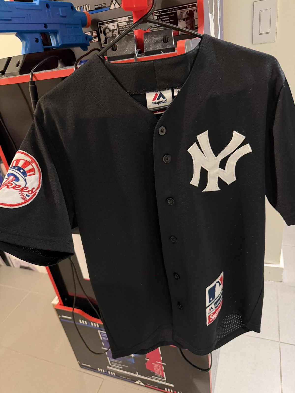 Supreme Supreme x New York Yankees x Majestic Baseball Jersey