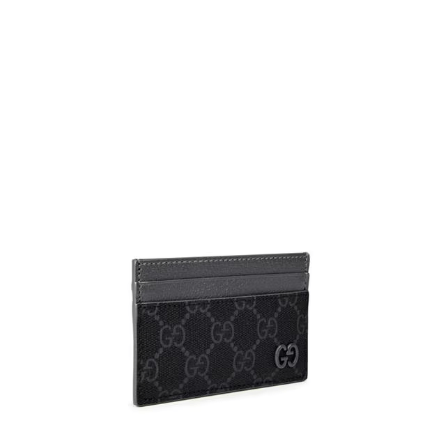 Gucci Men'S Gg Monogram Canvas Card Holder Size ONE SIZE - 3 Thumbnail