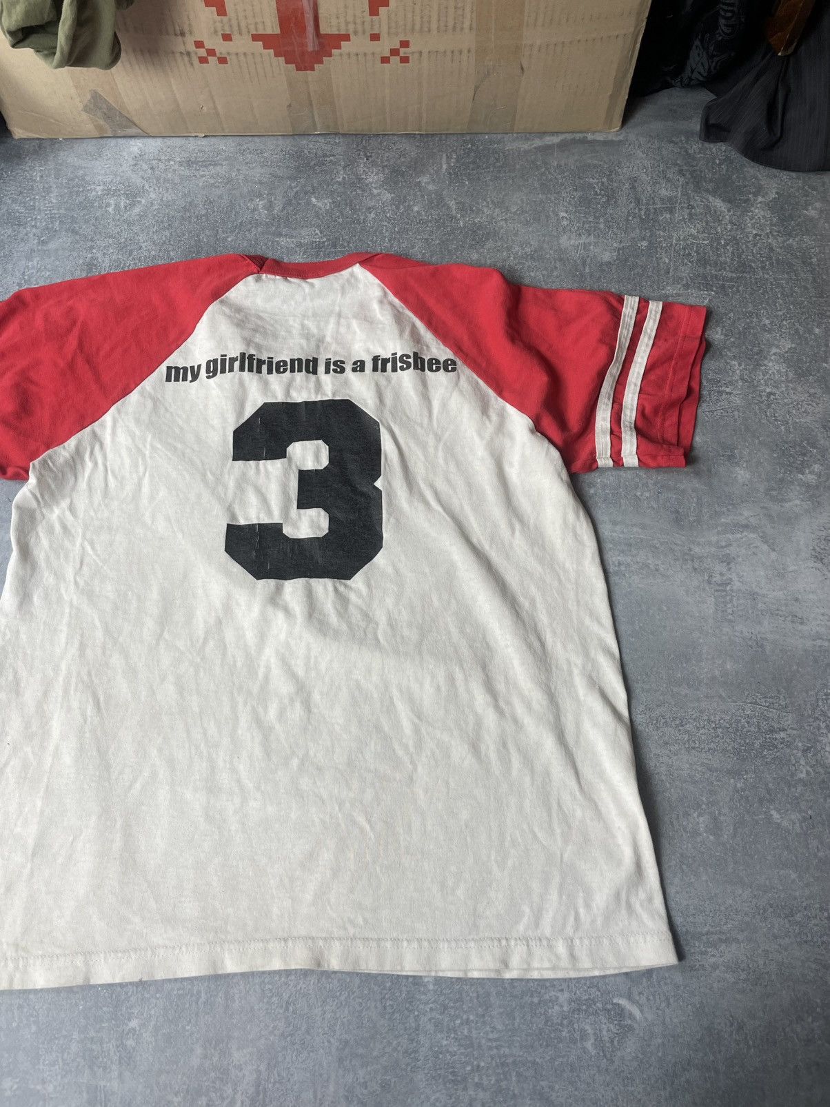 Vintage RARE TEAMSLUT Pornstar style funny Made in Usa tee t-shirt Size US L / EU 52-54 / 3 - 7 Thumbnail