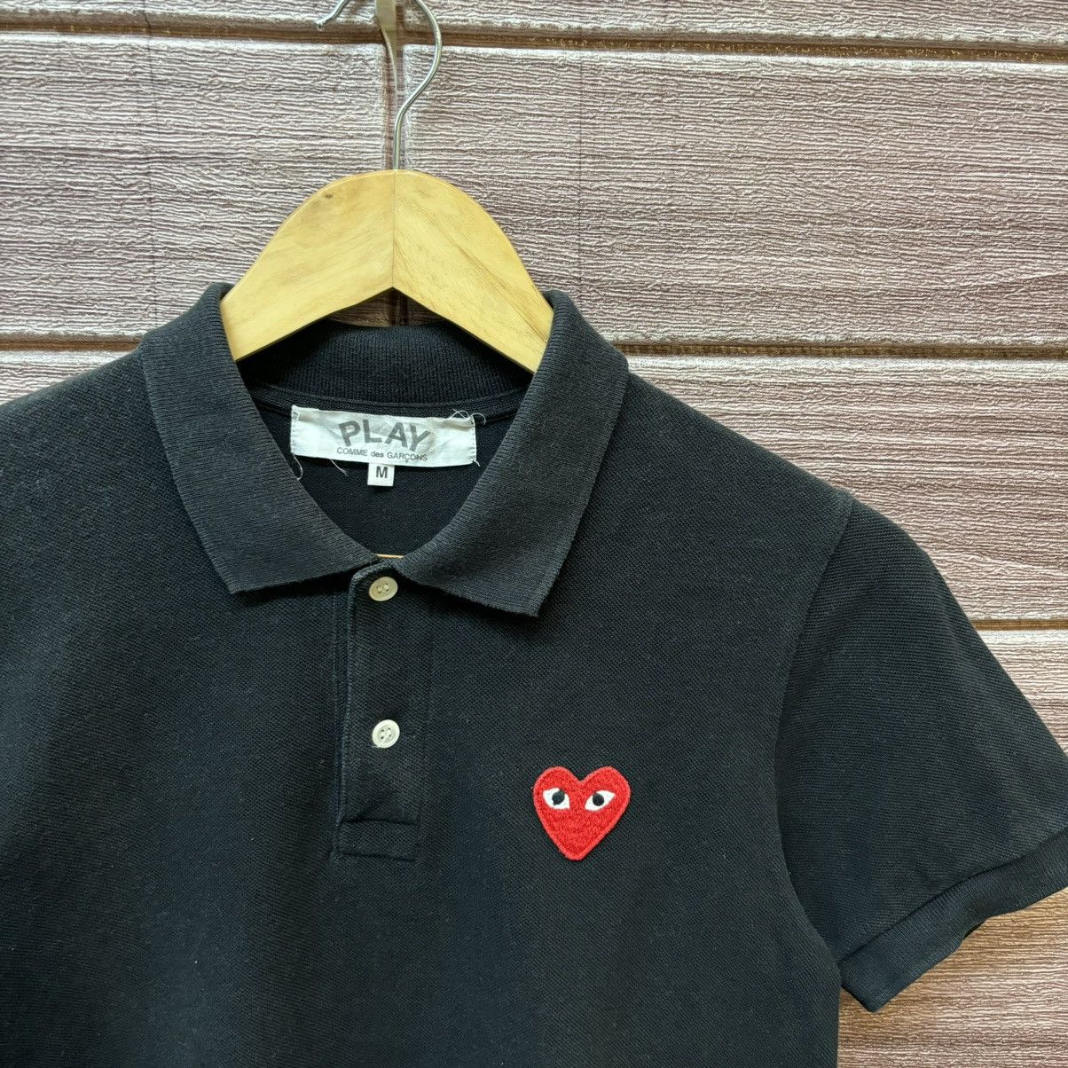Comme des Garcons 2002 Comme Des Garcons Play Polo Shirt Size M / US 6-8 / IT 42-44 - 2 Thumbnail