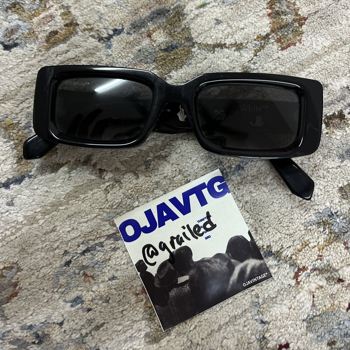 Off-White Off-White Acetate Arthur Square AW20 Size ONE SIZE - 3 Thumbnail