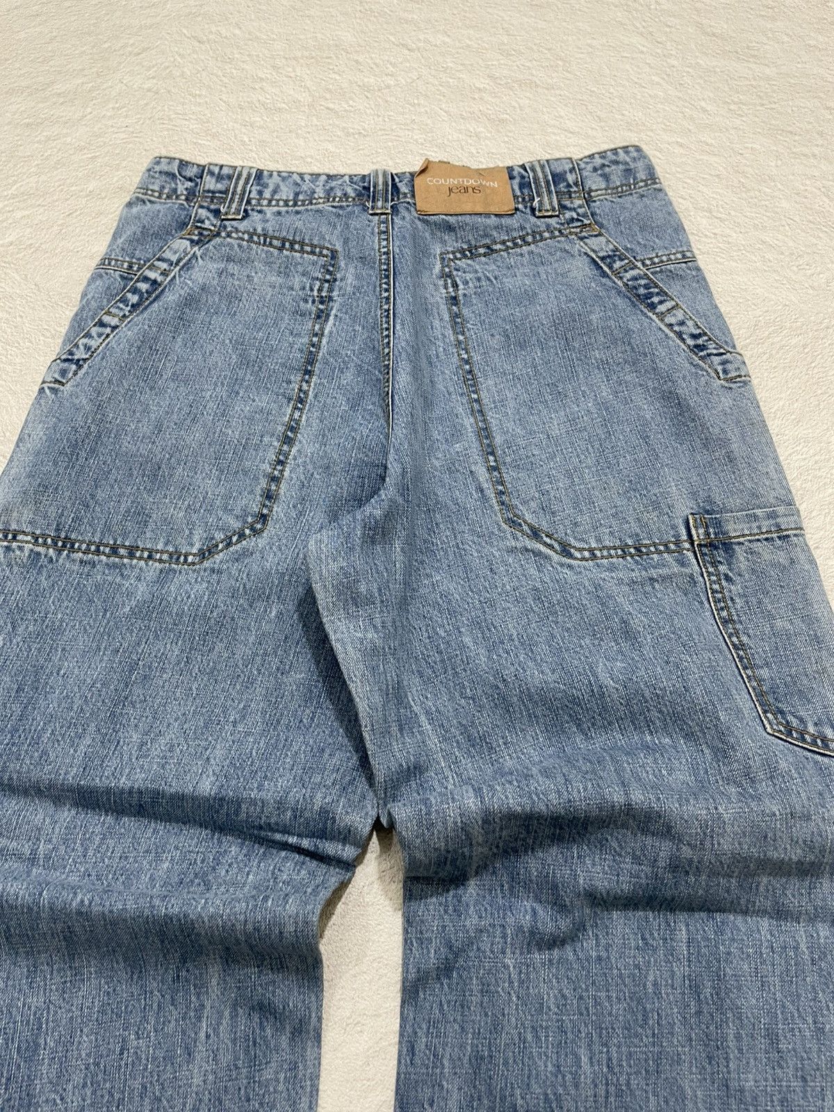 If Six Was Nine 2000s Countdown Light Blue Jeans Y2K Size US 30 / EU 46 - 9 Thumbnail