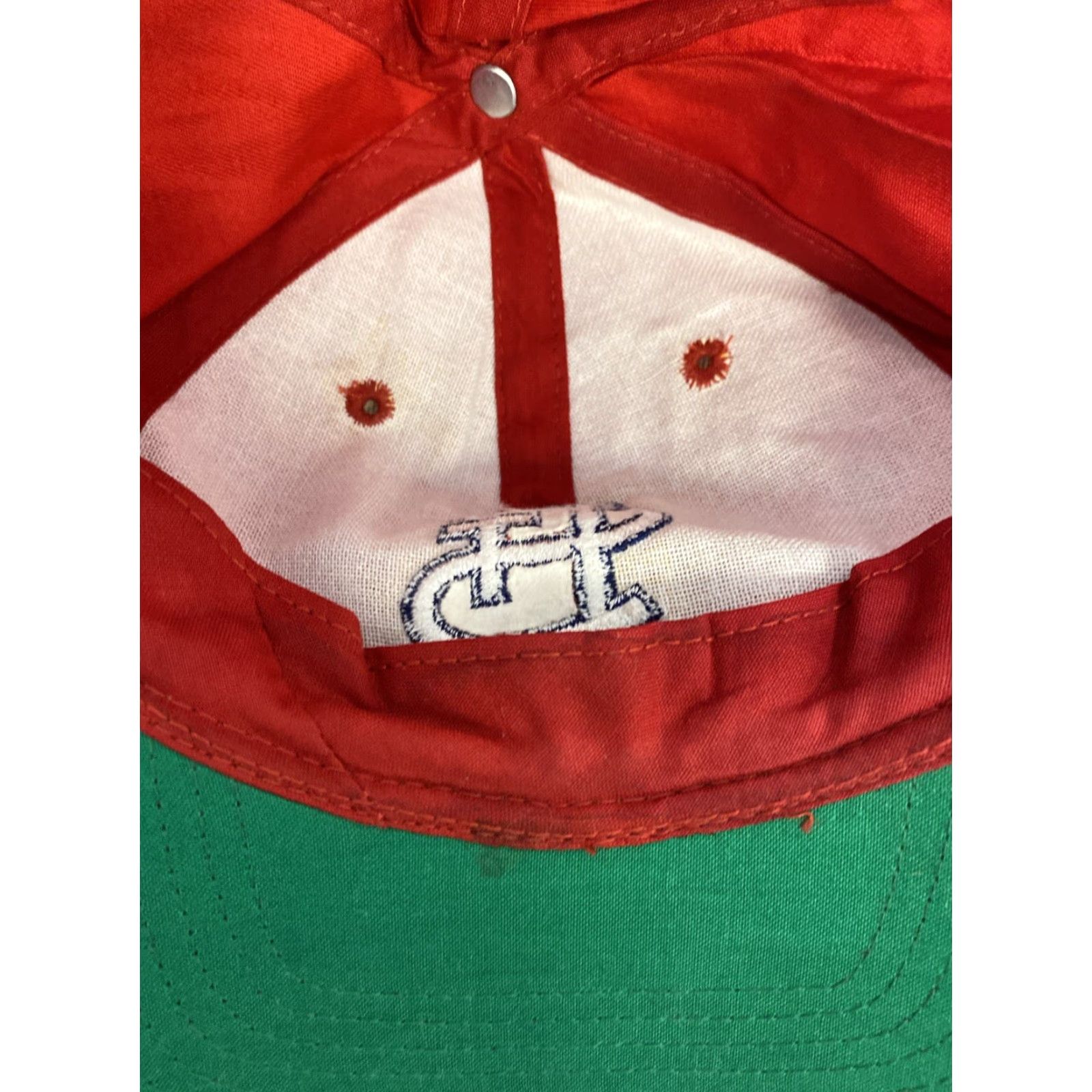 Vintage VINTAGE St Louis Cardinals Hat Snapback Red Adjustable 90s Canvas Men Handmade Bangladesh OC/517" Size ONE SIZE - 5 Thumbnail
