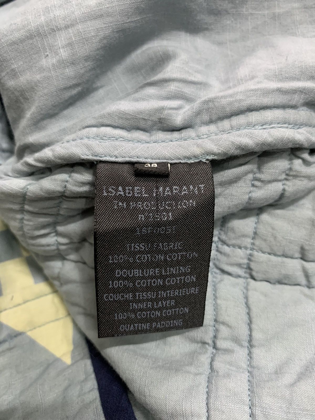 Isabel Marant ISABEL MARANT BLUE LAZEL ORIGAMI QUILTED JACKET Size M / US 6-8 / IT 42-44 - 6 Thumbnail