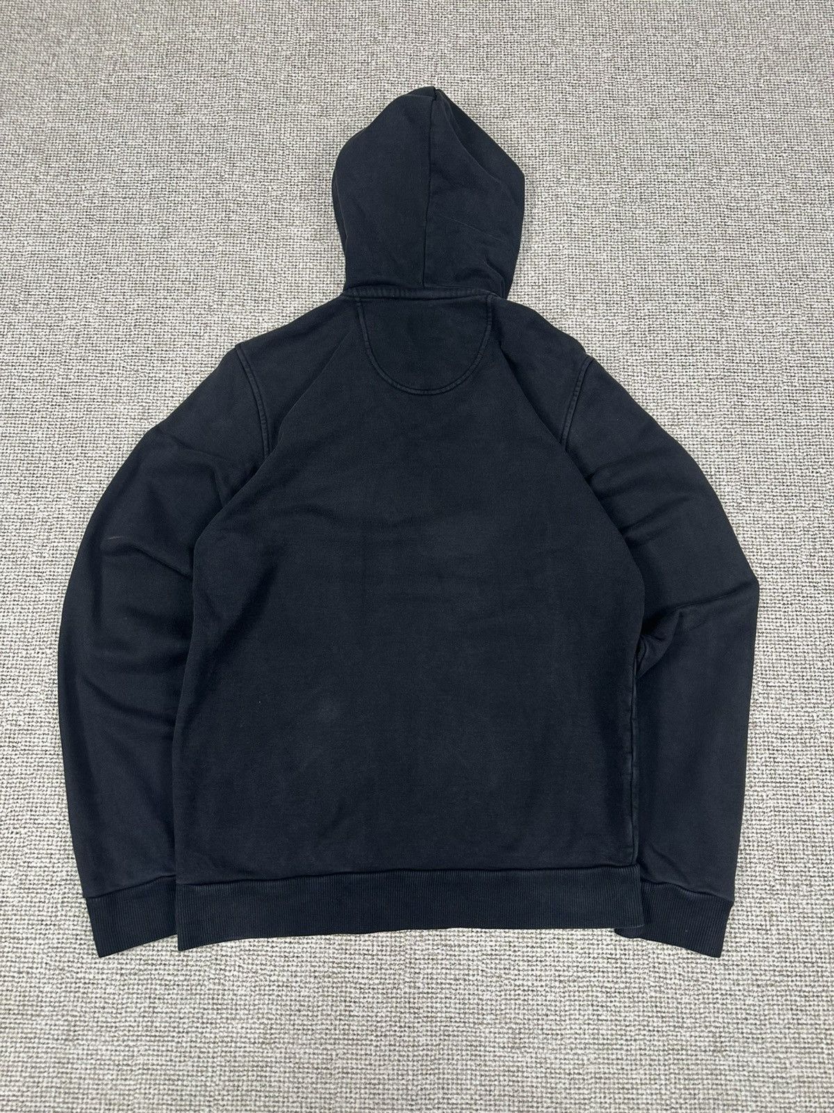Lacoste Lacoste All Black Zipper Faded Washed Hoodie Z303 Size US M / EU 48-50 / 2 - 4 Thumbnail