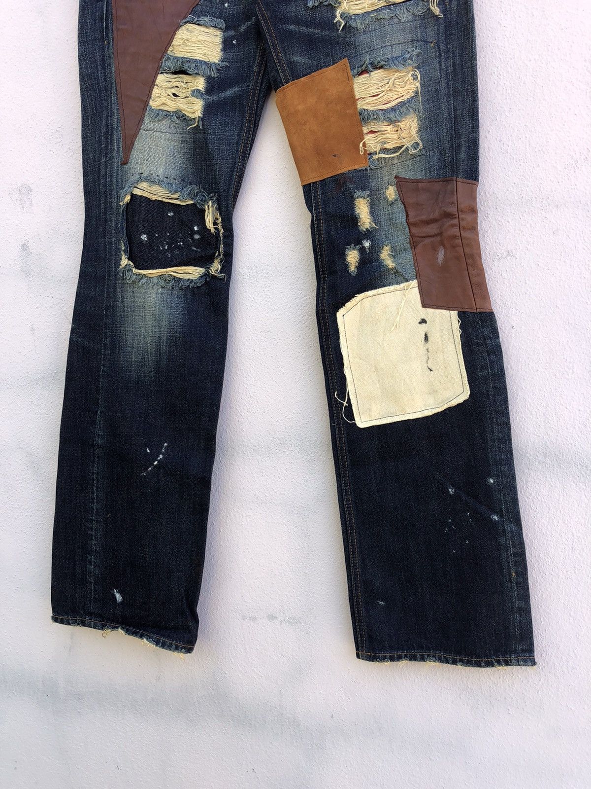 Japanese Brand Bonds & Peace Patchwork Inspired by Kapital Size US 32 / EU 48 - 5 Thumbnail