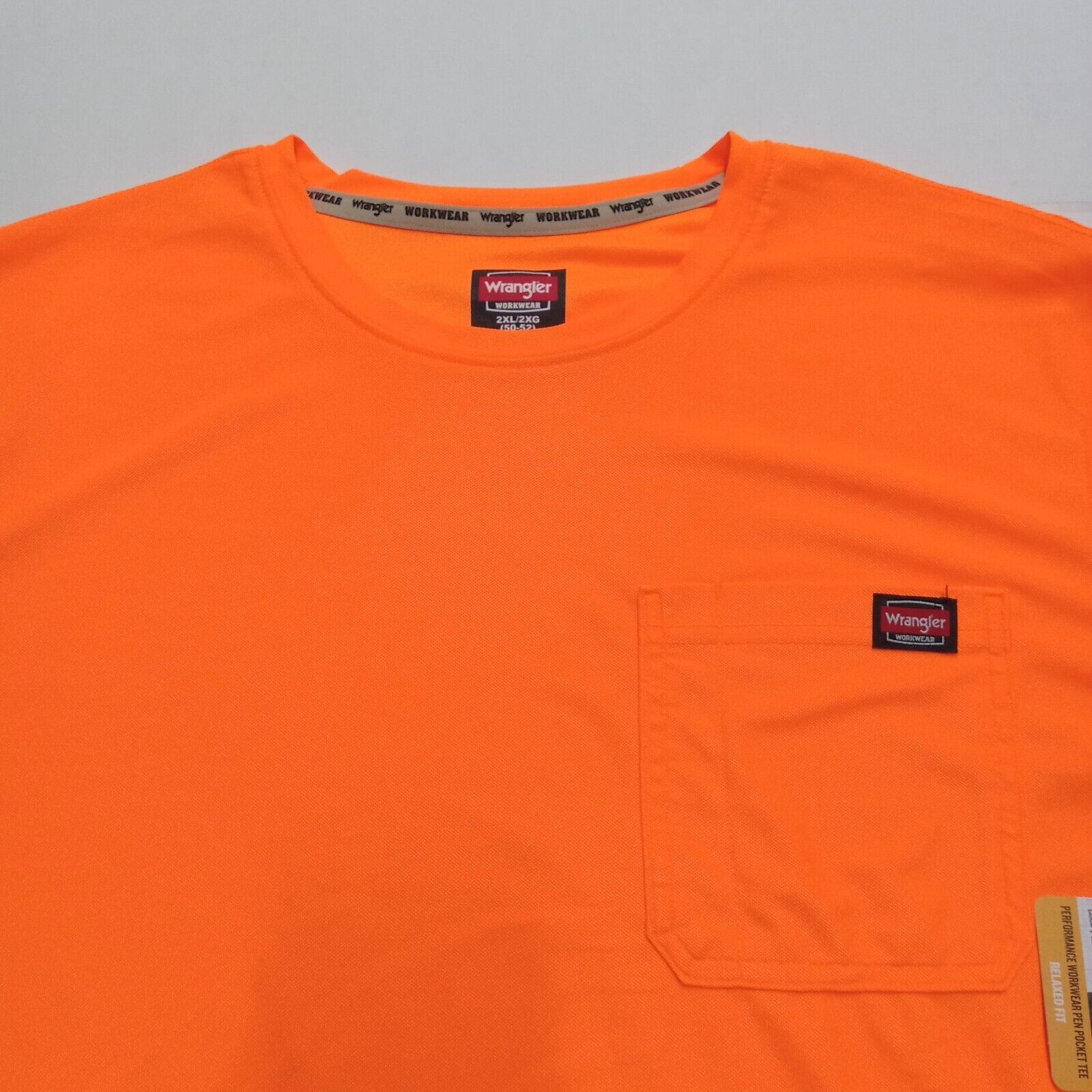 Wrangler Wrangler Pocket Shirt Men's 2XL (50-52) Orange Relaxed Fit Size US XXL / EU 58 / 5 - 3 Thumbnail