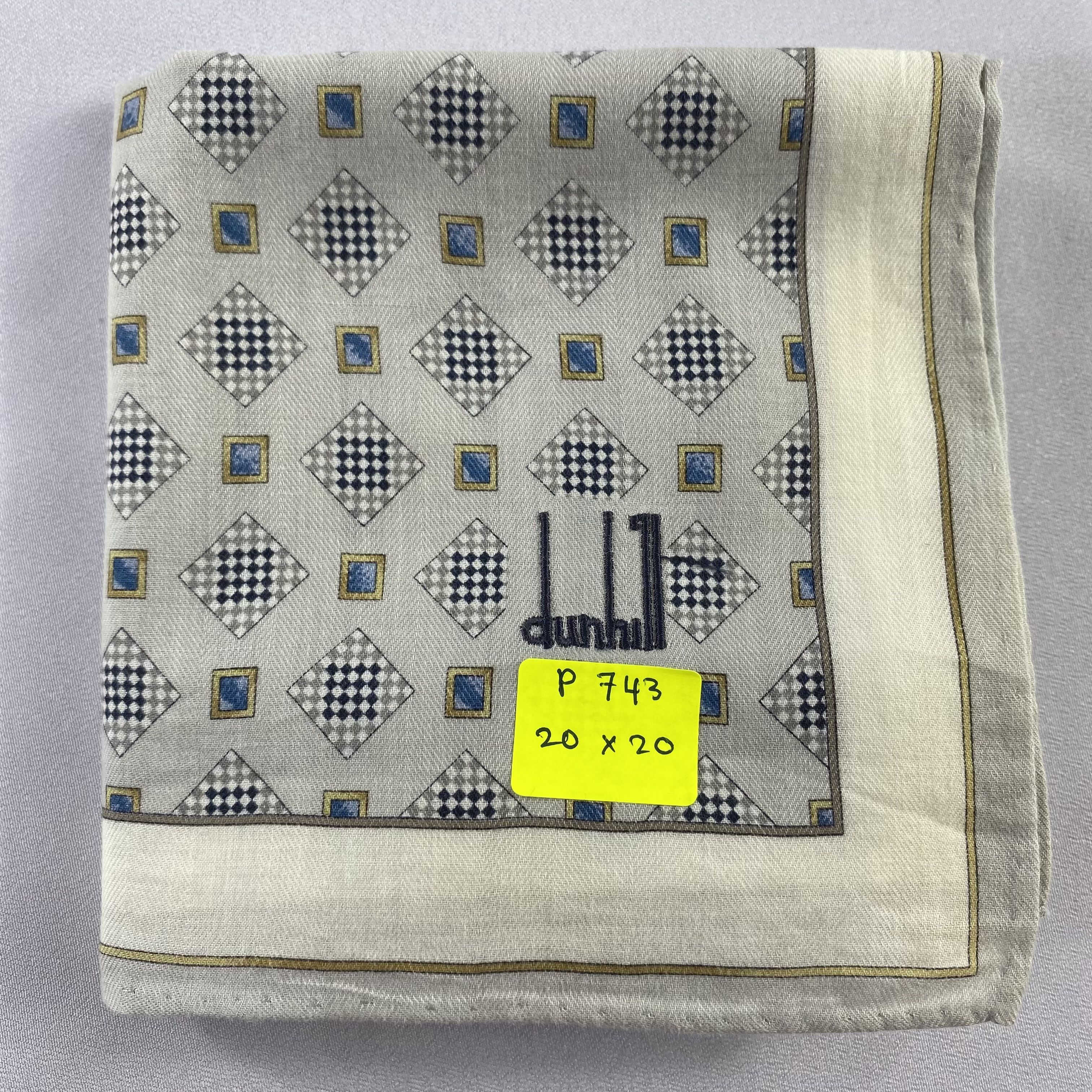 Alfred Dunhill × Vintage Alfred Dunhill Handkerchief / Neckerchief / Bandana-P743 Size ONE SIZE - 5 Thumbnail