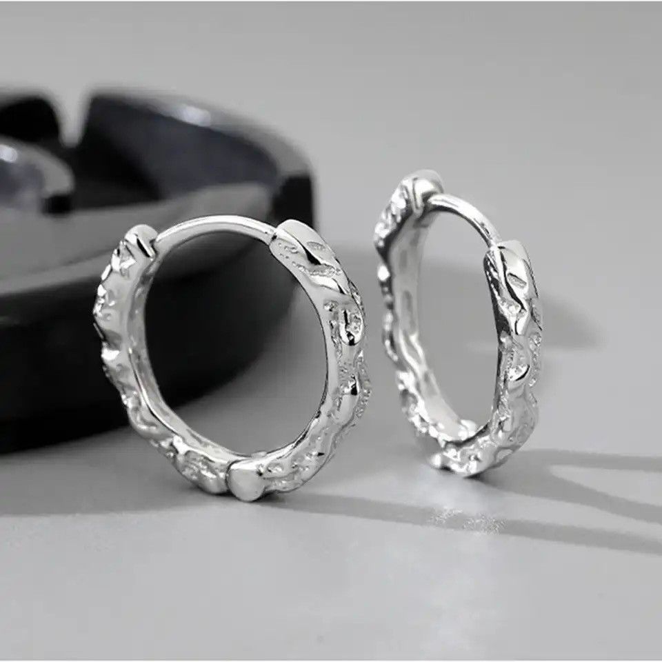 Designer × Jewelry × Vintage Geometric Irregular Ear Buckle Hip Hop Earring Size ONE SIZE - 5 Thumbnail