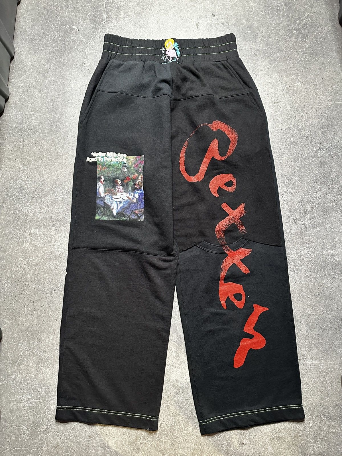 Better With Age Better With Age Remoir Reconstructed Sweatpants Black - 2 Size US 40 / EU 56 - 1 Thumbnail