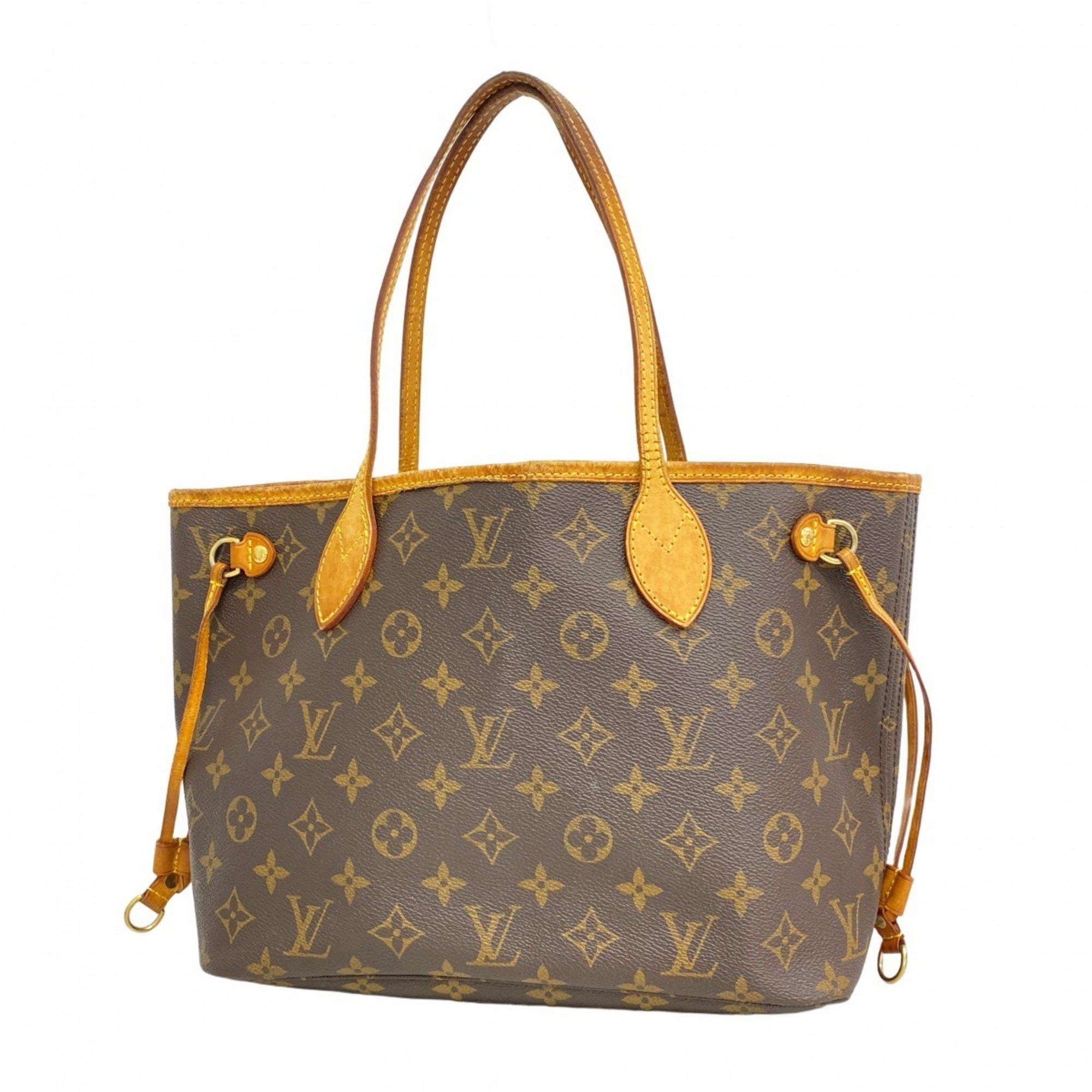Louis Vuitton Tote Bag Monogram Neverfull Pm M40155 Brown Women's