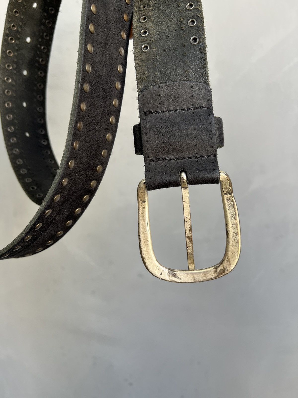 Hysteric Glamour Vintage Studded Leather Belt Punk Biker Style Size ONE SIZE - 9 Thumbnail