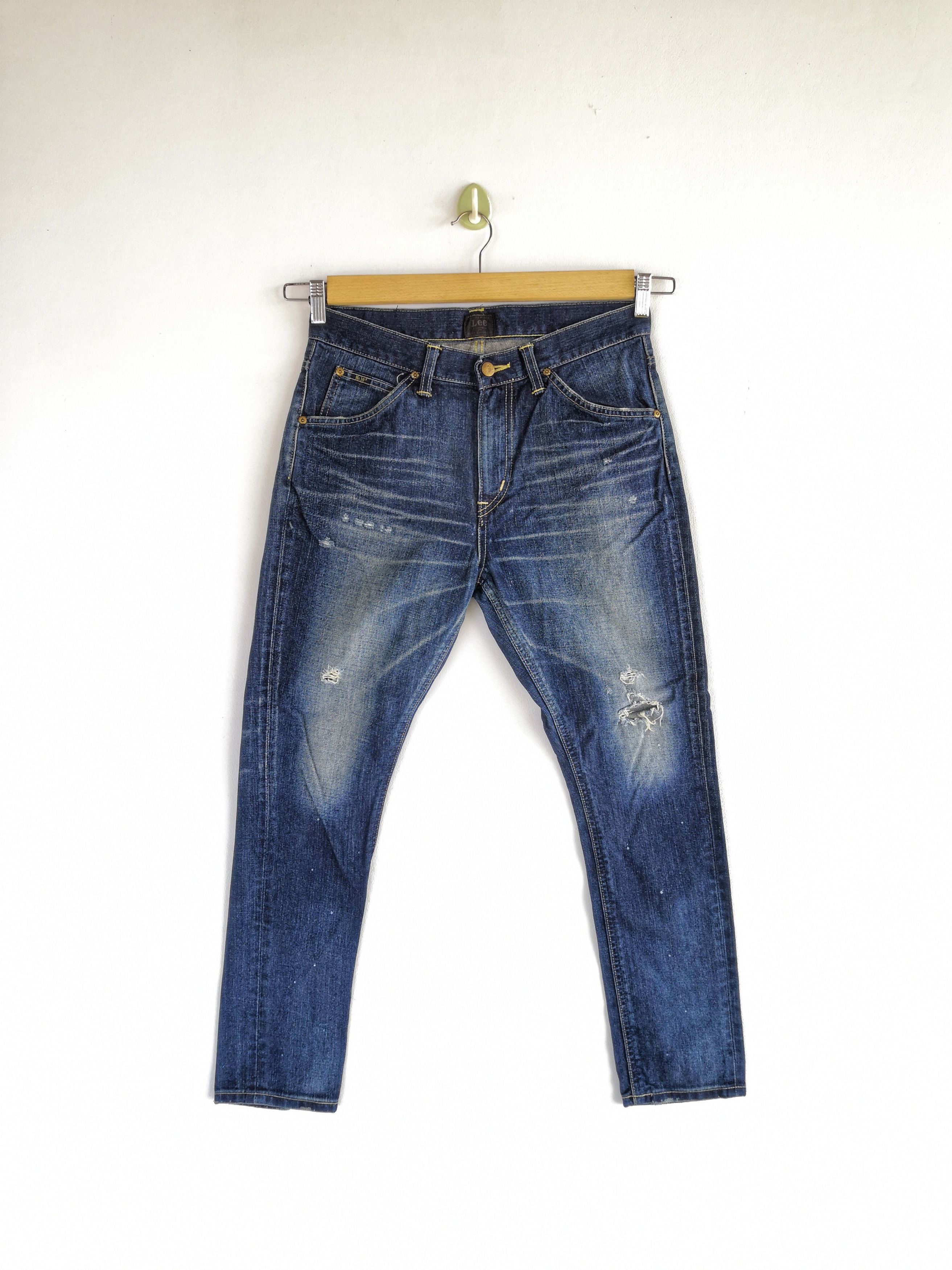 Lee Y2K Lee Sanforized X Nano Universe Distressed Jeans Denim Size US 30 / EU 46 - 1 Thumbnail