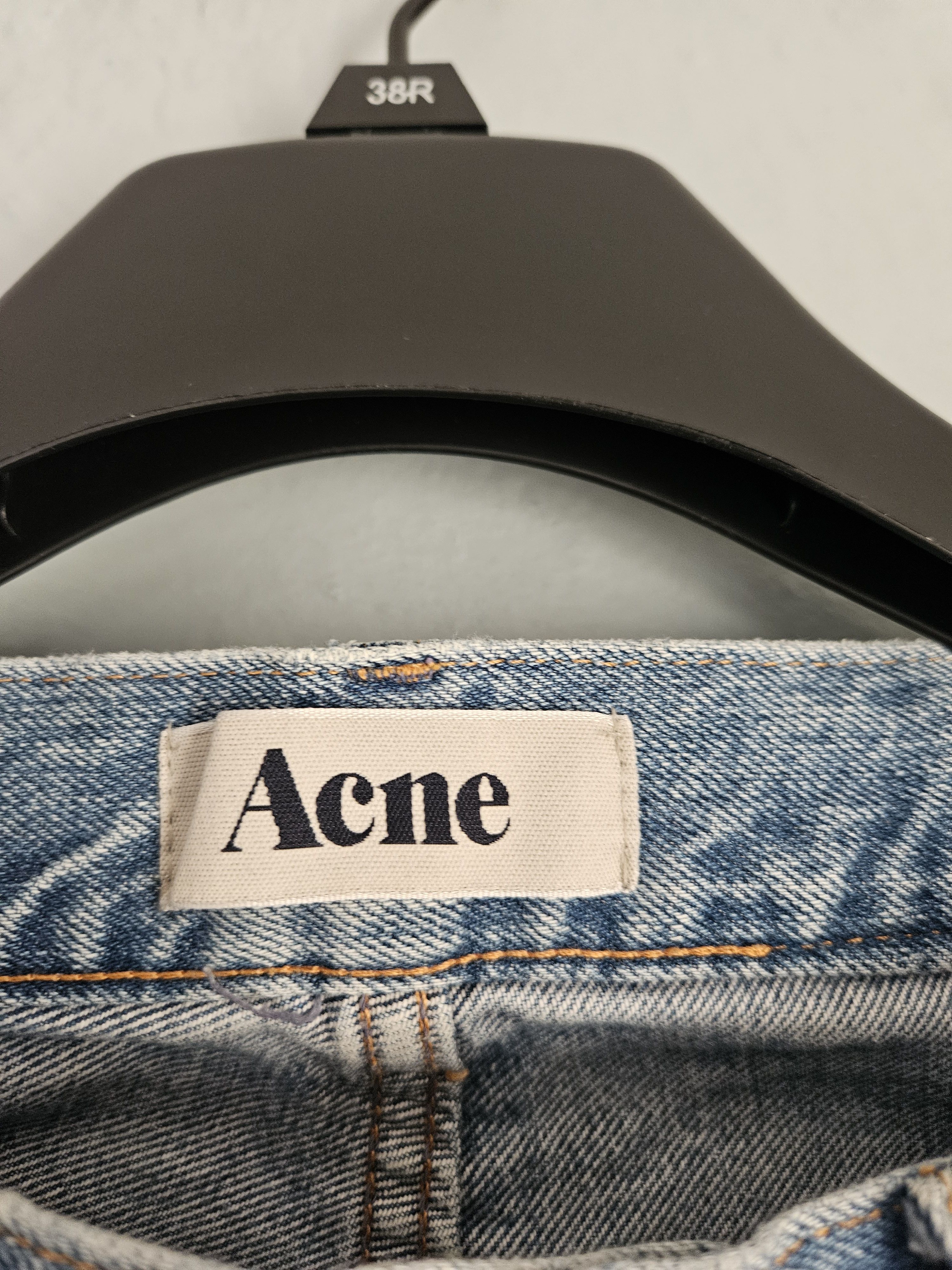 Acne Studios Roc Light Wash Black Patch Blue Denim Jeans Size US 30 / EU 46 - 5 Thumbnail