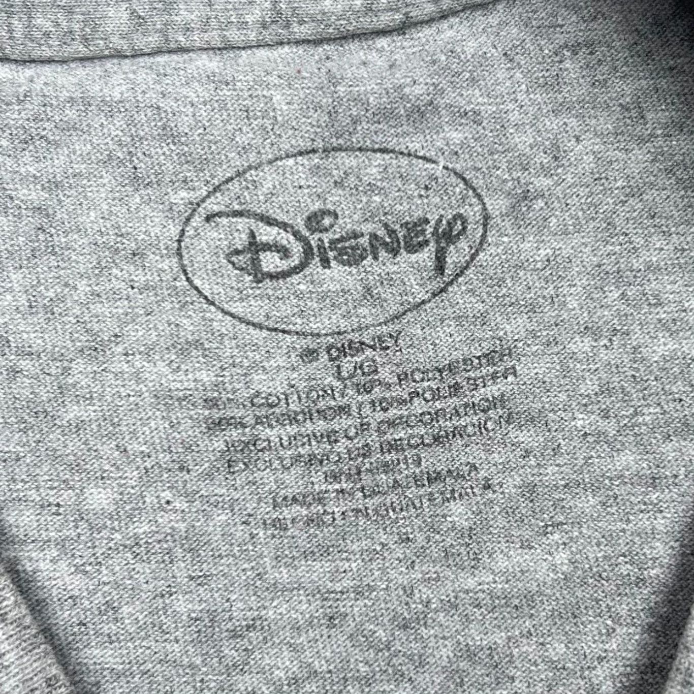 Disney Disney Florida Character Spellout Souvenir Graphic Grey T-Shirt Large Mens Short Sleeve Cotton Logo 90s Theme Football Florida Disney Shirt Mens Size US L / EU 52-54 / 3 - 3 Thumbnail