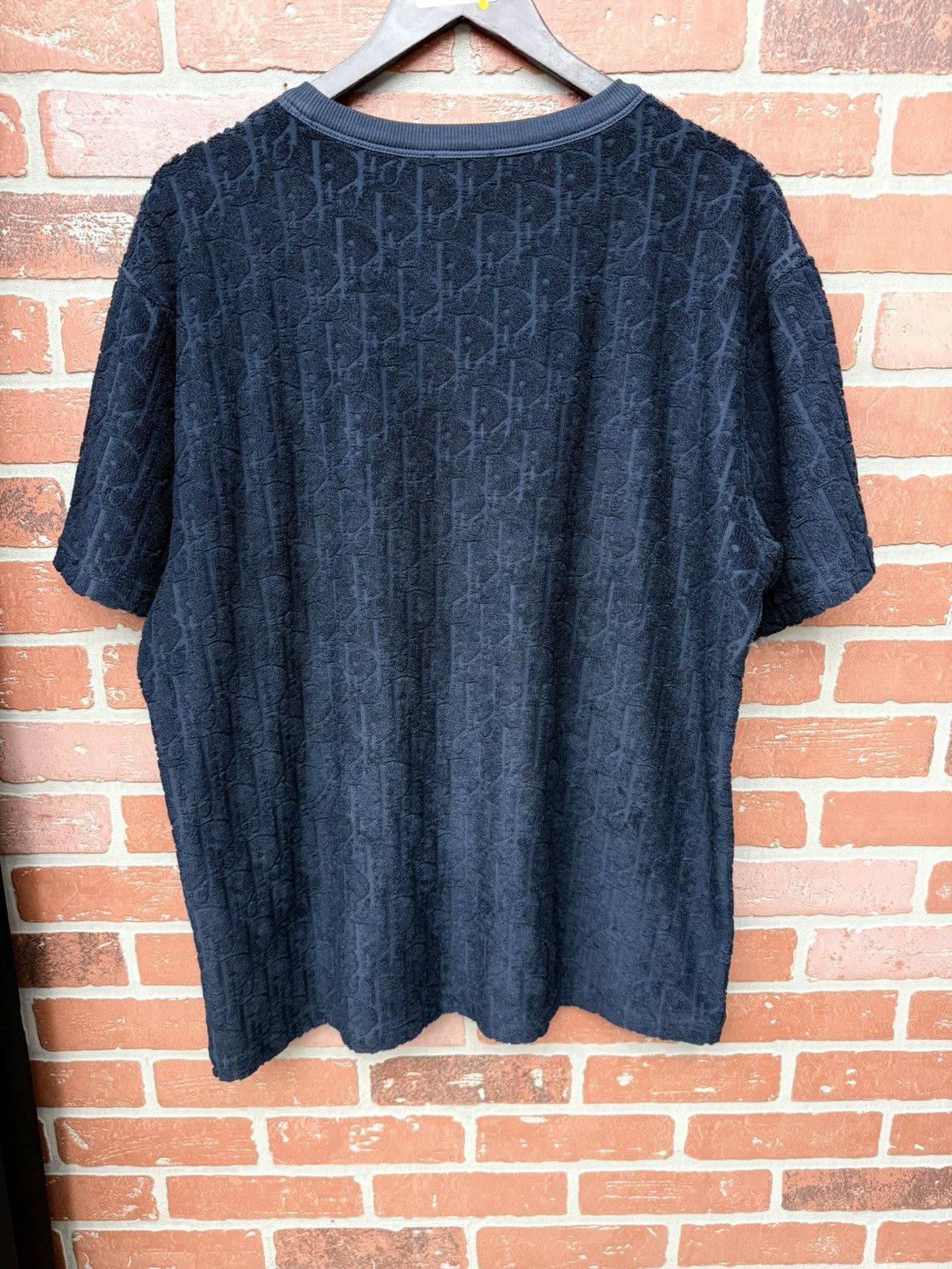 Dior Dior Blue Oblique Jacquard Towel T-Shirt Size Large 🔥 Size US L / EU 52-54 / 3 - 4 Thumbnail