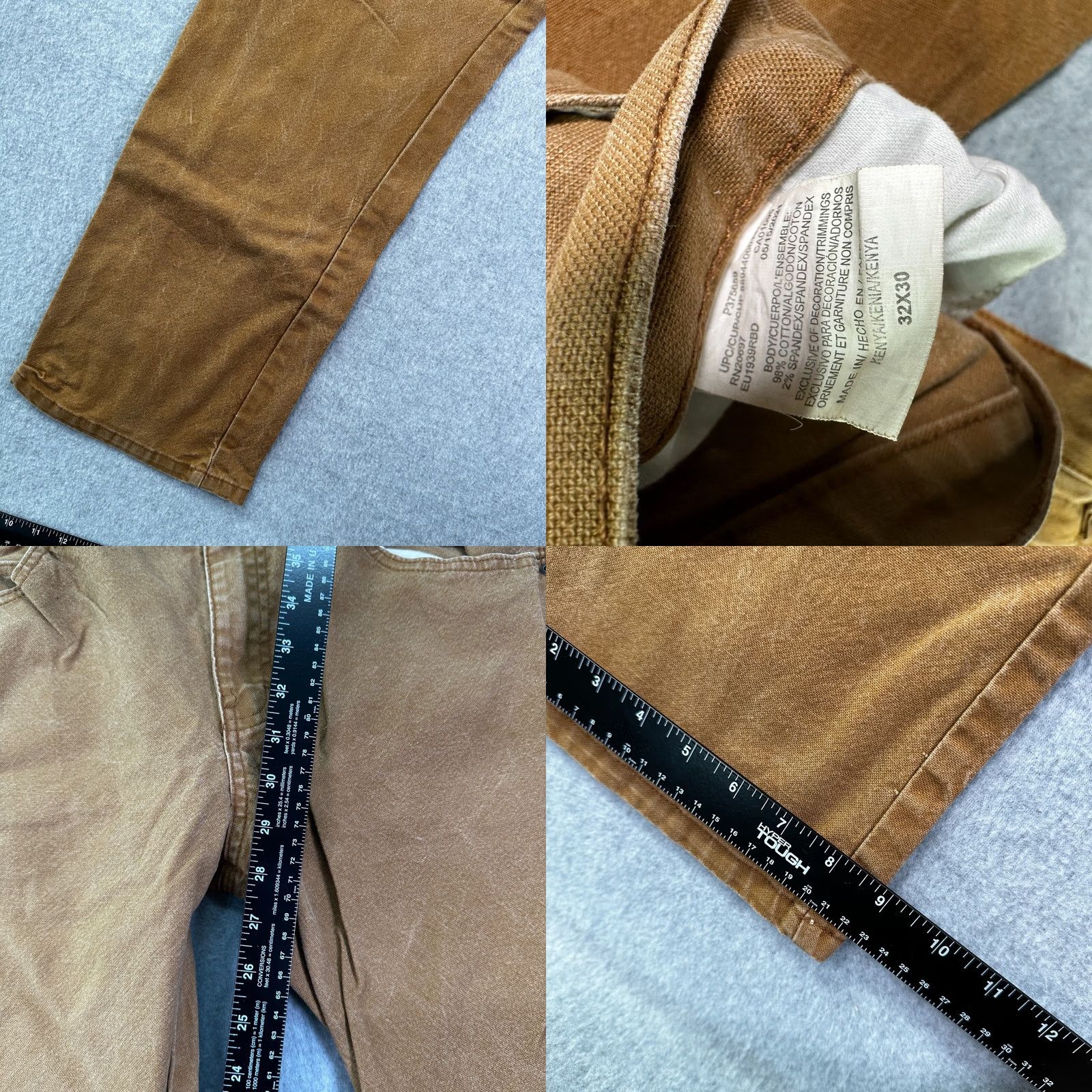 Dickies Dickies Carpenter Pants Brown Men's 32X30 Pockets Straight Leg Workwear Regular Fit Colection? Size US 32 / EU 48 - 8 Thumbnail