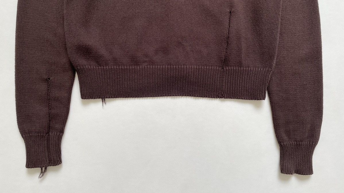 Maison Margiela S/S 22 Destroyed Knit Cotton Cardigan Size S / US 4 / IT 40 - 20 Thumbnail