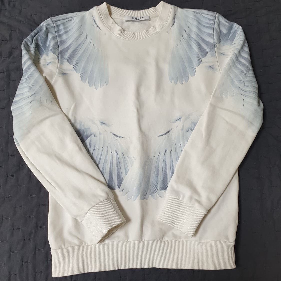 Givenchy Givenchy White Wings Feather Sweatshirt Size US M / EU 48-50 / 2 - 1 Thumbnail