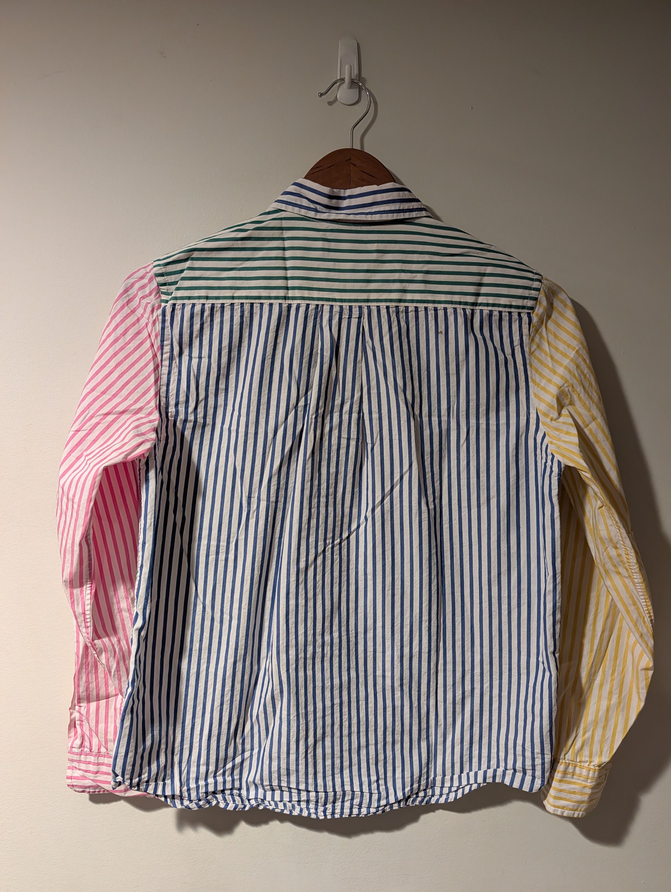 Polo Ralph Lauren Polo Ralph Lauren Fun Shirt Youth Large Multi Striped Button Size US L / EU 52-54 / 3 - 6 Thumbnail