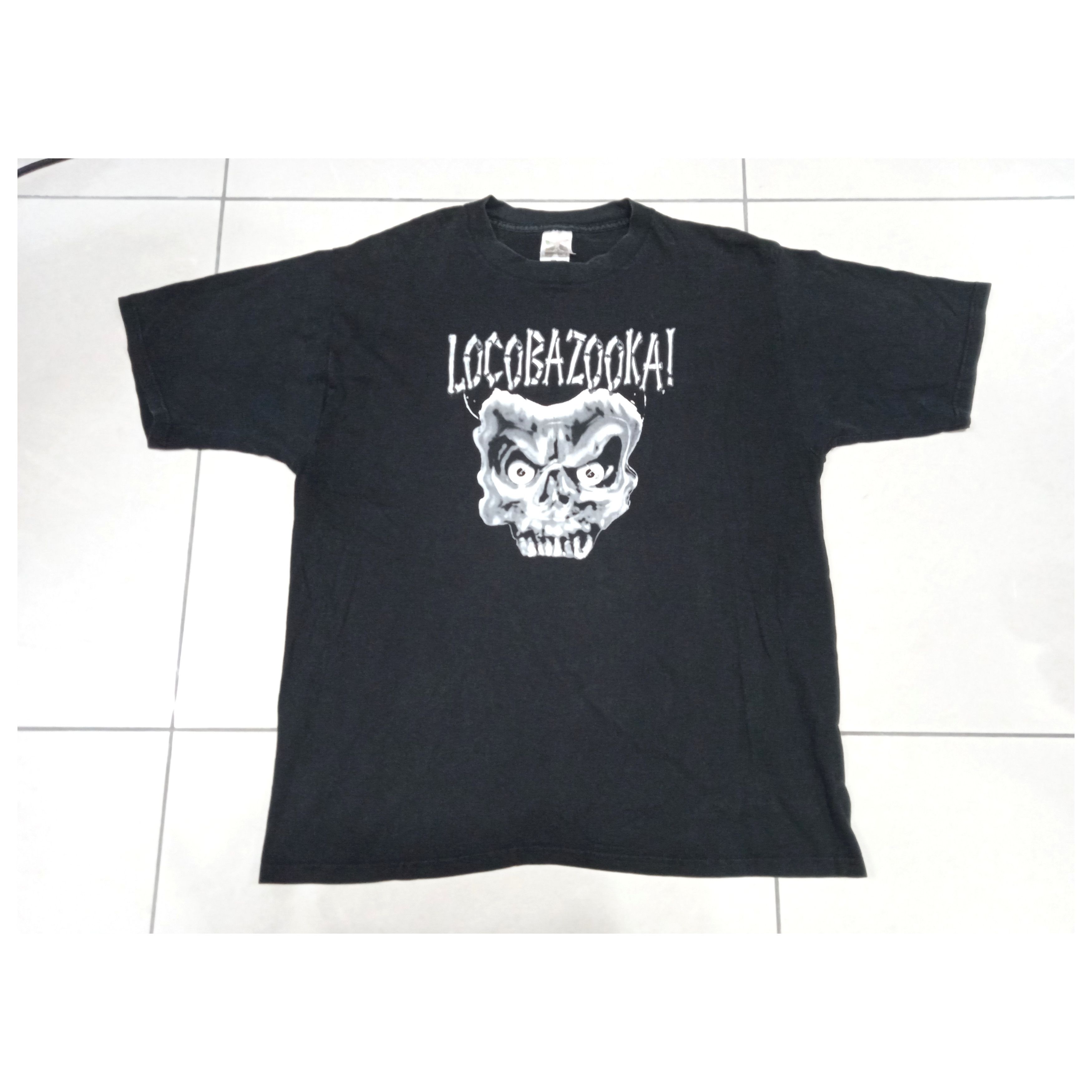 Image of Band Tees x Vintage 2000S Locobazooka 2000 Rock Fest T-Shirt Disturbed in Black, Men's (Size XL)