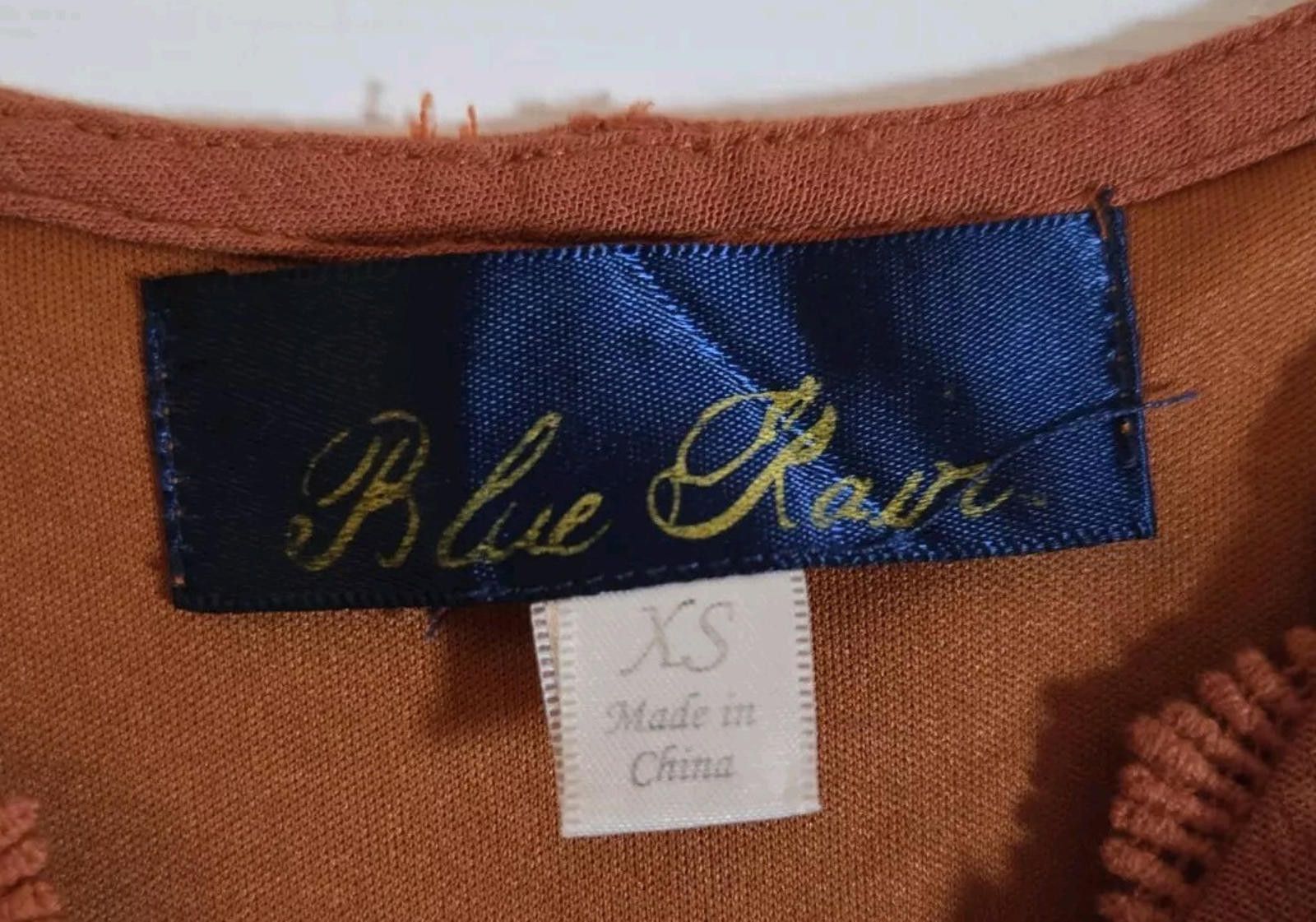 Other Blue Rain Tank Top Blouse Womens Size XS Burnt Orange Knit L Size XS / US 0-2 / IT 36-38 - 9 Thumbnail