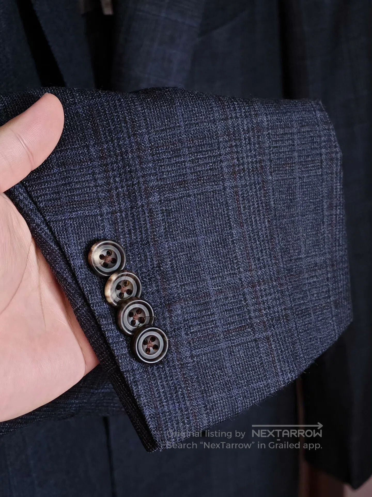 Tallia Custom Italian Wool Blend Suit Jacket. Size US M / EU 48-50 / 2 - 4 Thumbnail