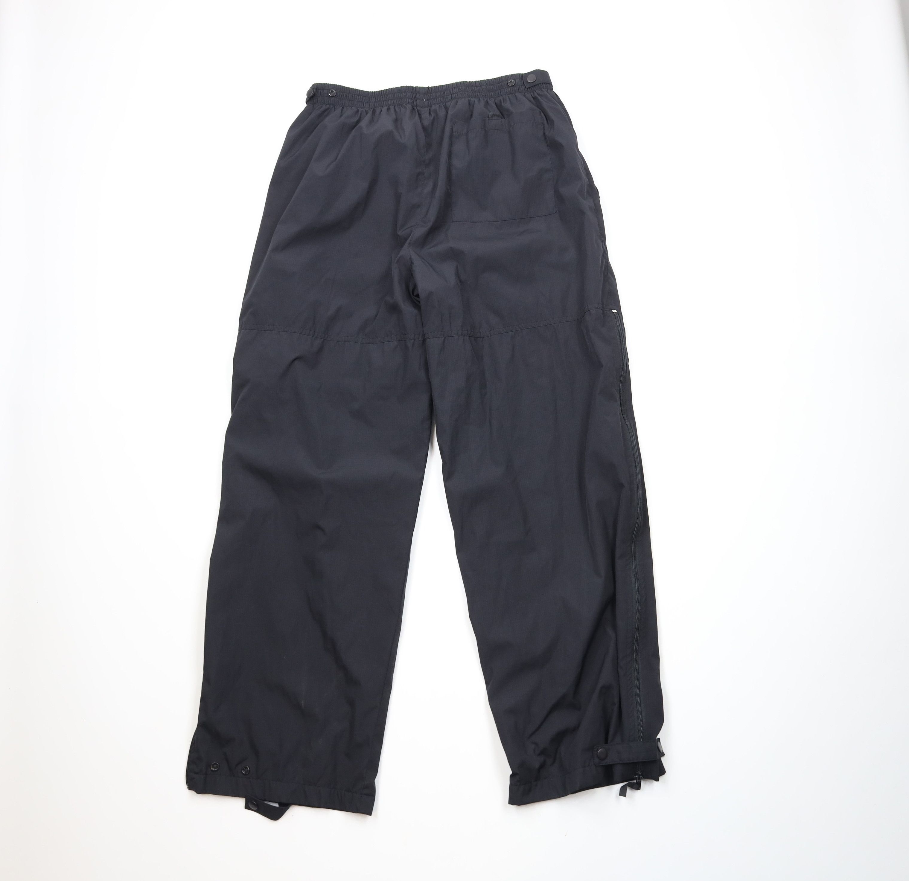 Vintage Vintage Wilson Lined Wide Leg Windbreaker Rain Pants Black Size US 36 / EU 52 - 8 Thumbnail