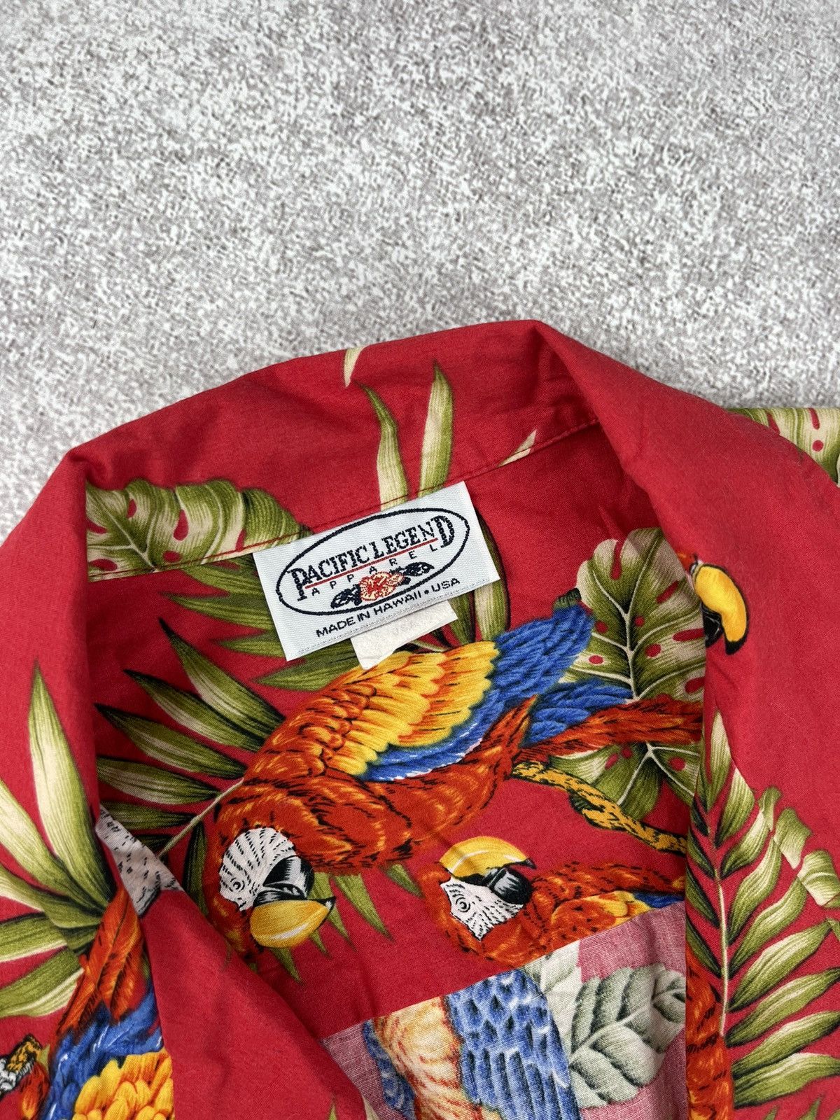 Pacific Legend × Vintage Vintage Pacific Legend Hawaiian Tropical Bird Shirt Size US XL / EU 56 / 4 - 5 Thumbnail