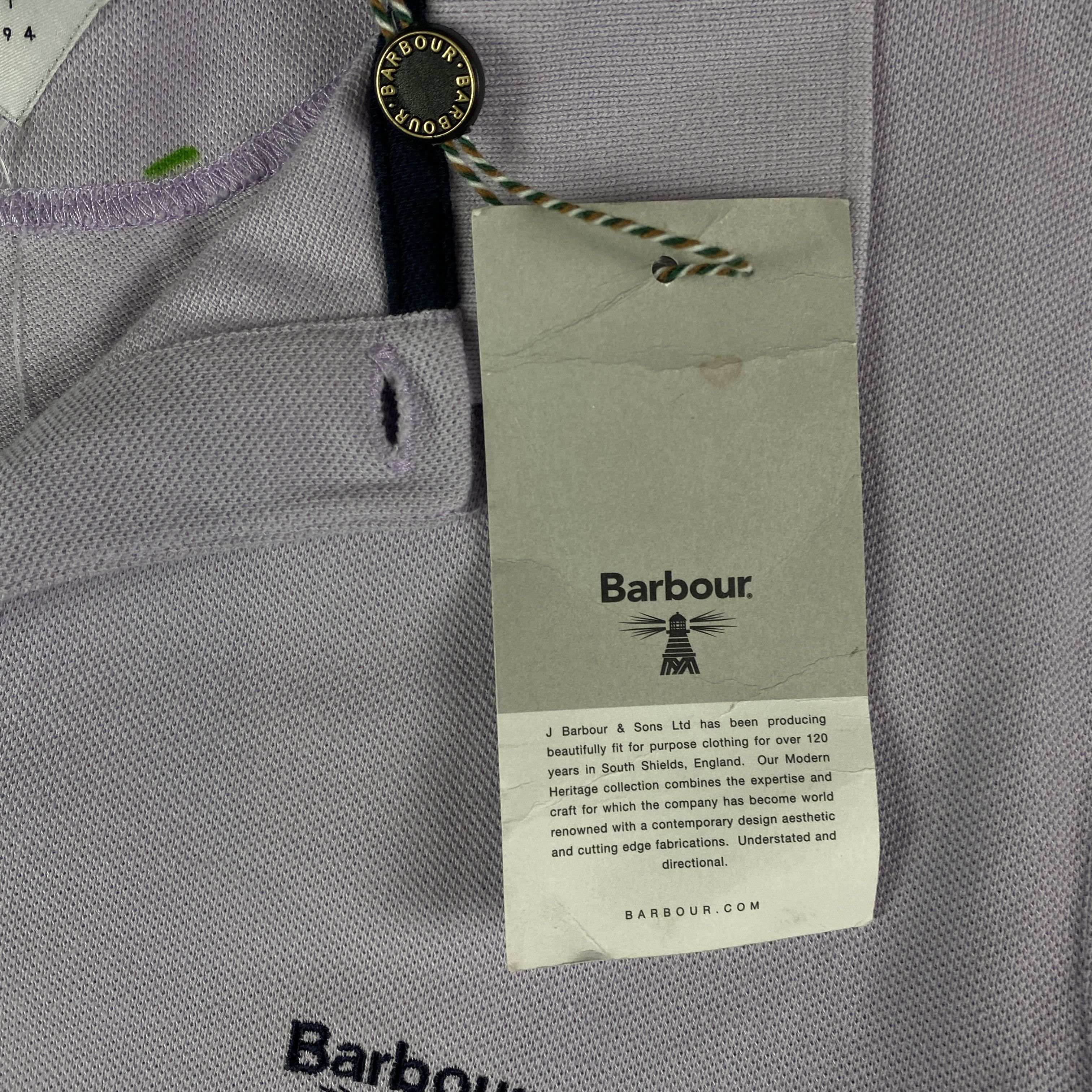 Barbour Men’s Polo T-Shirt Barbour Size L Blue Size US L / EU 52-54 / 3 - 6 Thumbnail