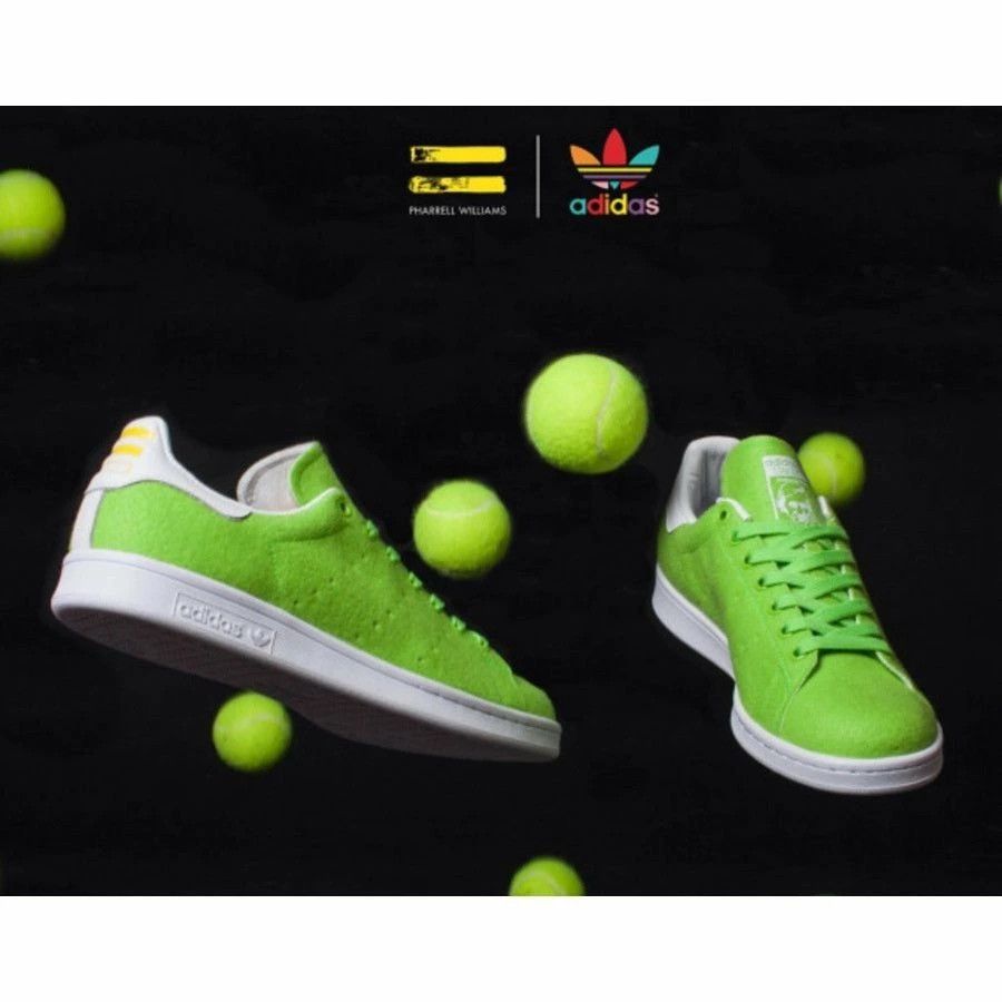 Adidas × Pharrell Adidas x Pharrell Stan Smith 'Tennis Green' Size US 7 / EU 40 - 22 Thumbnail