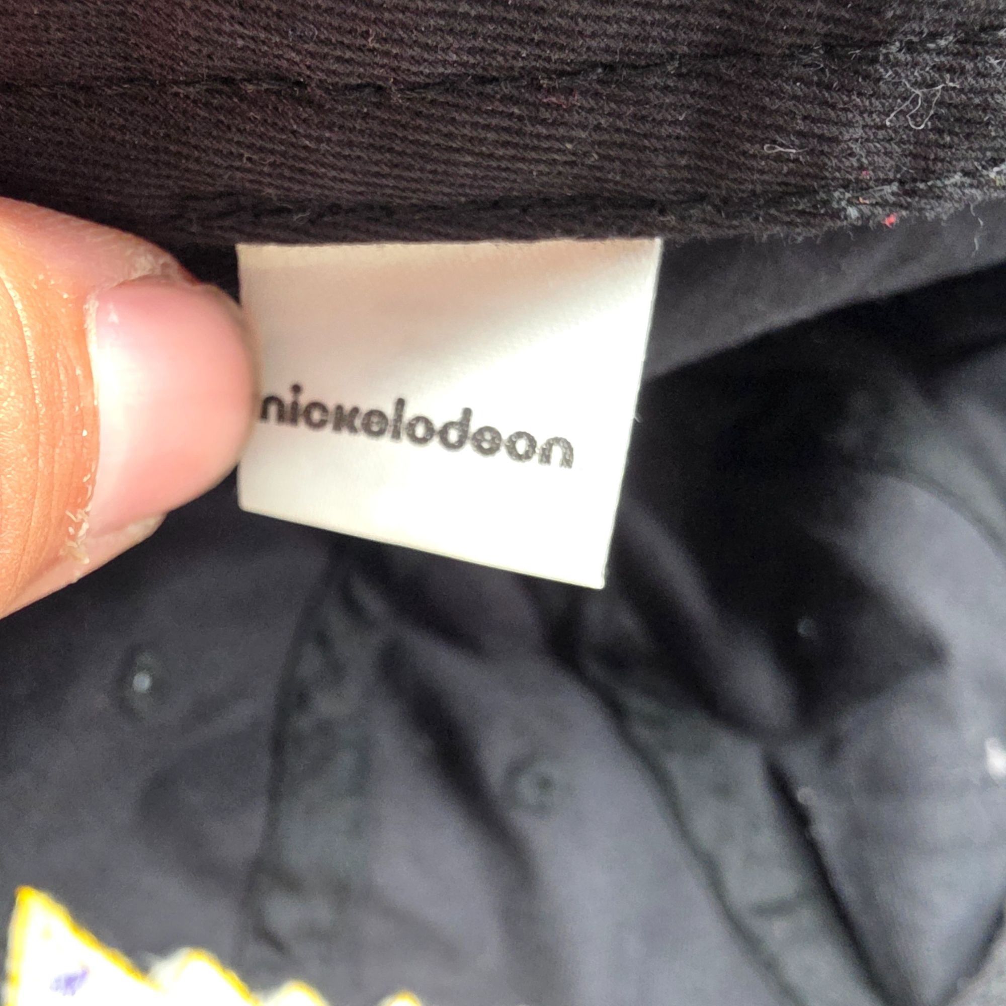 Nickelodeon Nickelodeon Rugrats Adult Adjustable Black Baseball Cap Cart Size ONE SIZE - 6 Thumbnail
