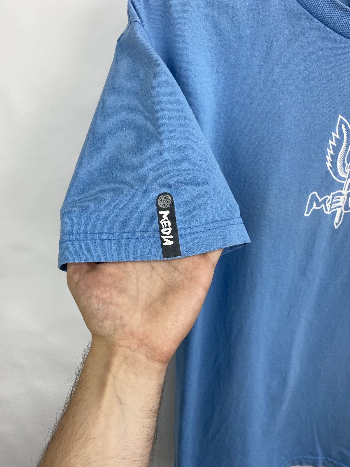 Etnies 🇺🇸 Vintage 90s Media Skateboard T-Shirt Rare Retro Hype Y2K Size US M / EU 48-50 / 2 - 4 Thumbnail