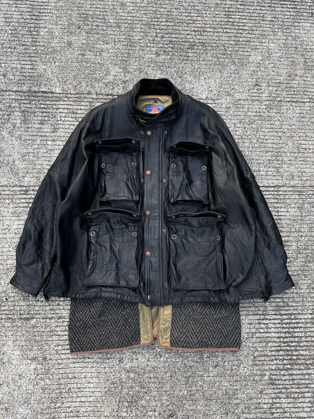 Blackmeans Blackmeans M65 Field Leather Jacket W/Long Liner Size US L / EU 52-54 / 3 - 6 Thumbnail