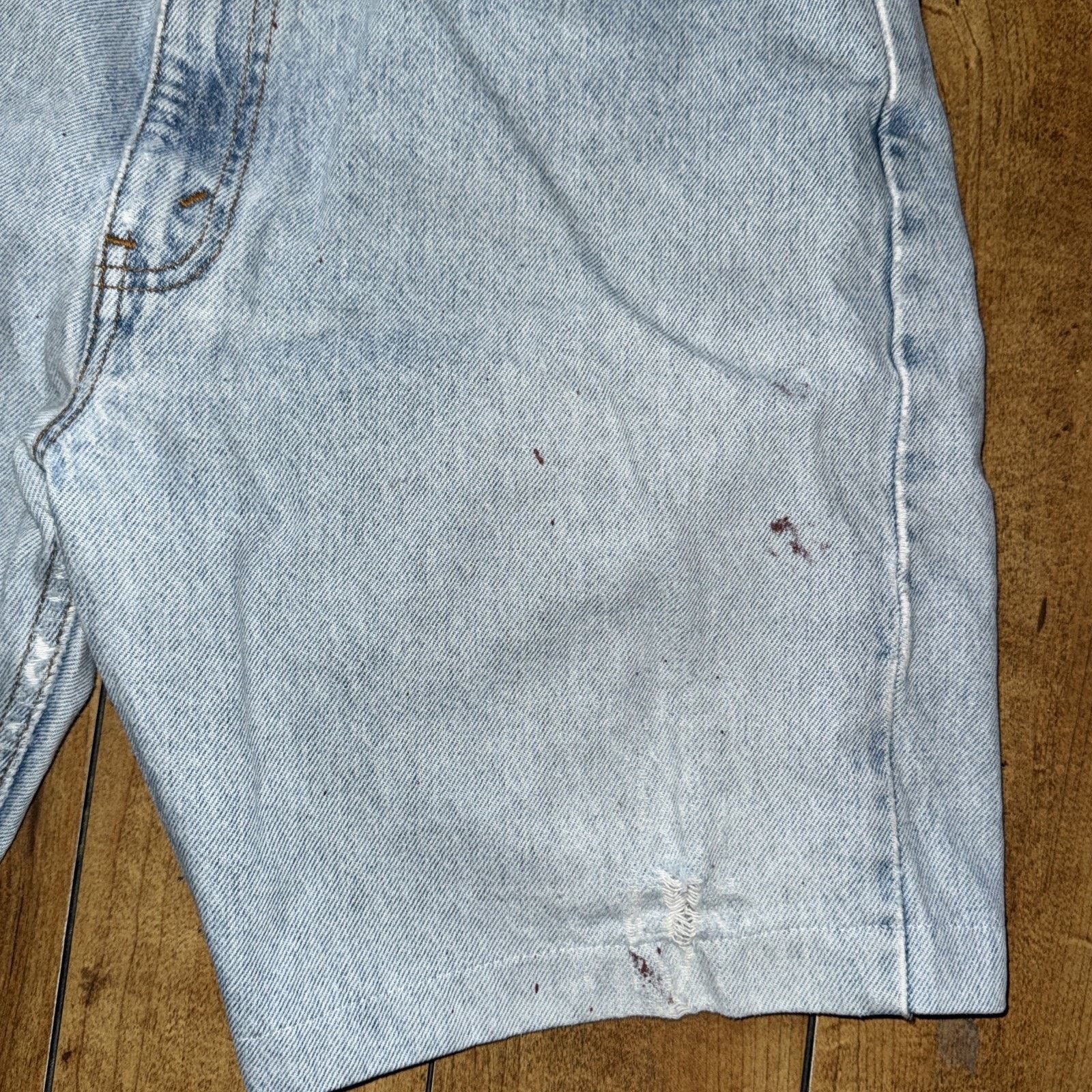 Levi's × Vintage Vintage Levi’s 505 Denim Shorts 34x10 Jorts Y2K Streetwear Size US 34 / EU 50 - 2 Thumbnail