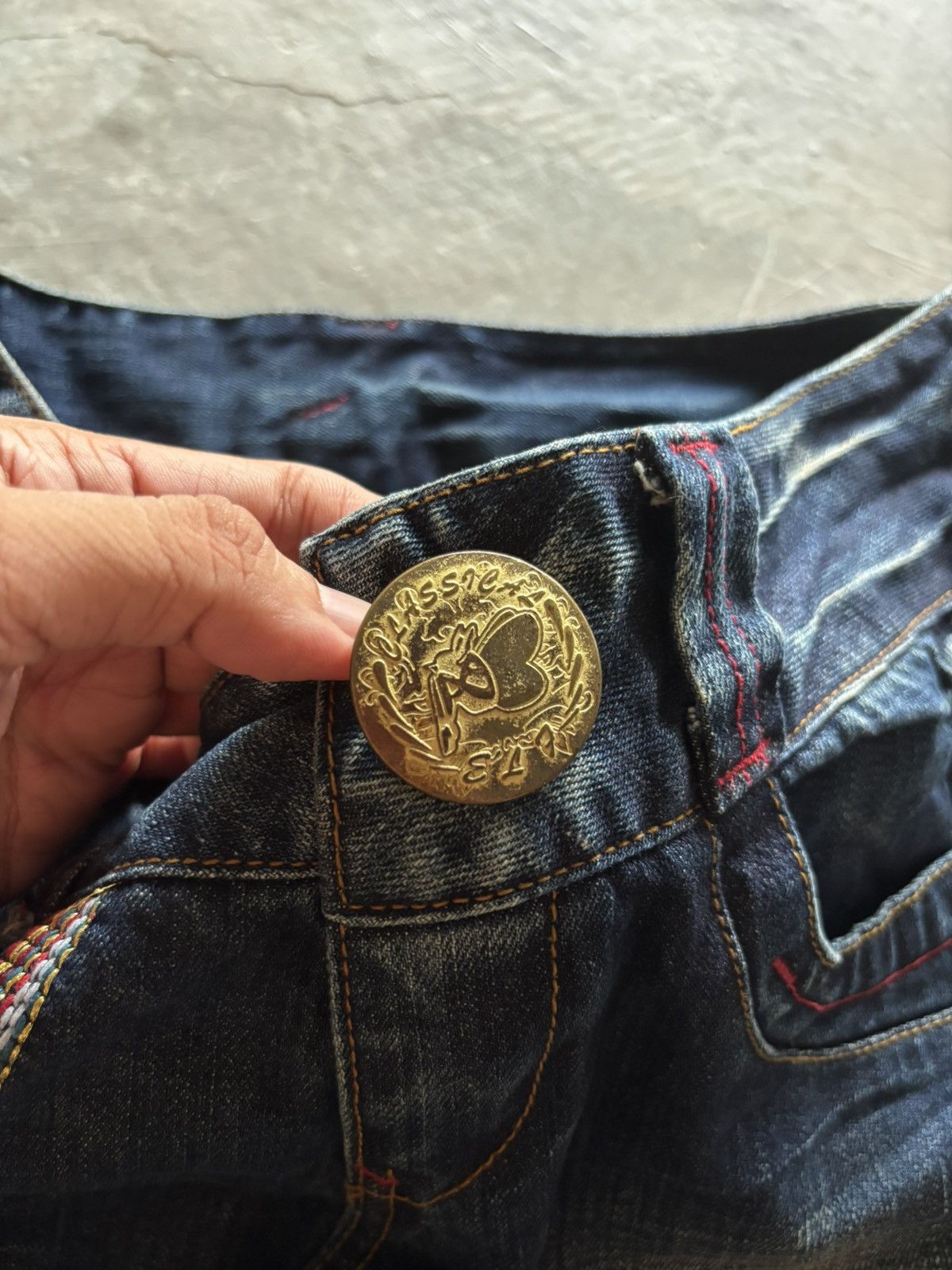 If Six Was Nine flare classical elf japanese mud wash mudmax style rusty Size 30" / US 8 / IT 44 - 3 Thumbnail