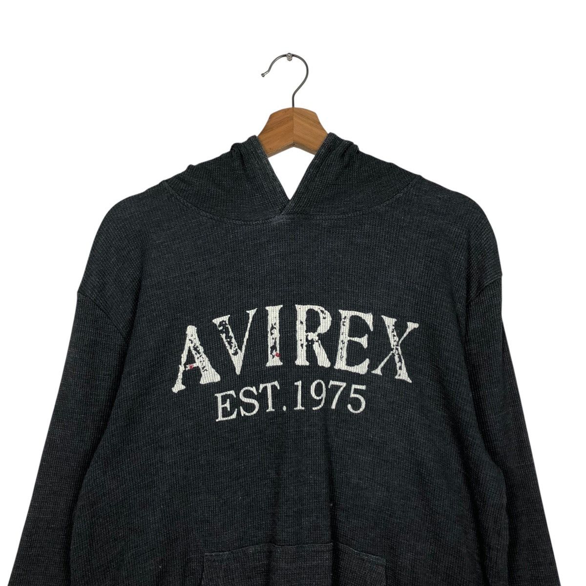 Avirex 📌Vintage Hoodie Avirex Pull Over Big Logo Over Print Size US XL / EU 56 / 4 - 14 Thumbnail