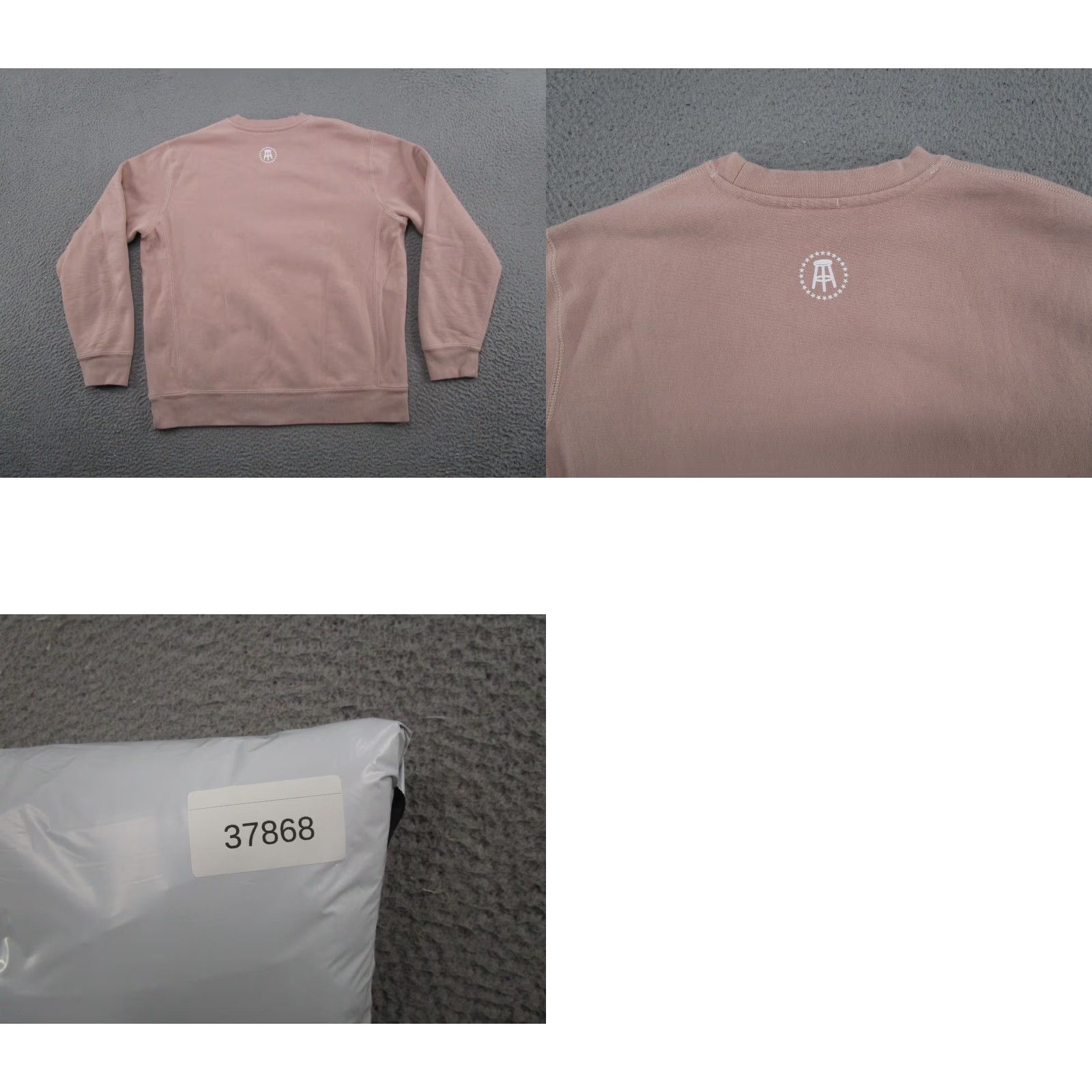 Vintage Barstool Sportsbook Sweatshirt Mens Size L Pink Crew Neck Pullover Heavy Cotton Blend Fleece Logo Vintage: No Size US L / EU 52-54 / 3 - 9 Thumbnail