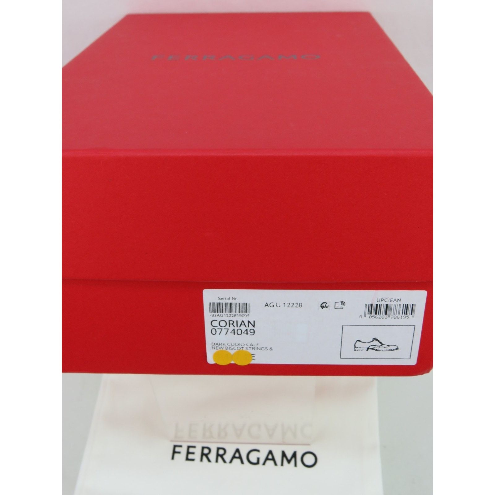 Salvatore Ferragamo NIB FERRAGAMO CORIAN BROWN TAN BROGUE LEATHER OXFORDS 8.5 EE Size US 8.5 / EU 41-42 - 12 Thumbnail