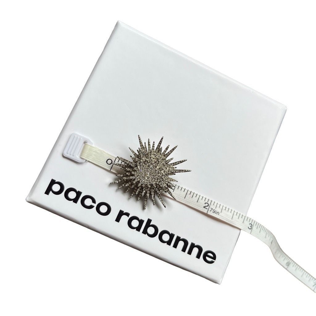 Paco Rabanne PACO RABANNE Crystal Sun Earring in Silver & Crystal Size ONE SIZE - 10 Thumbnail