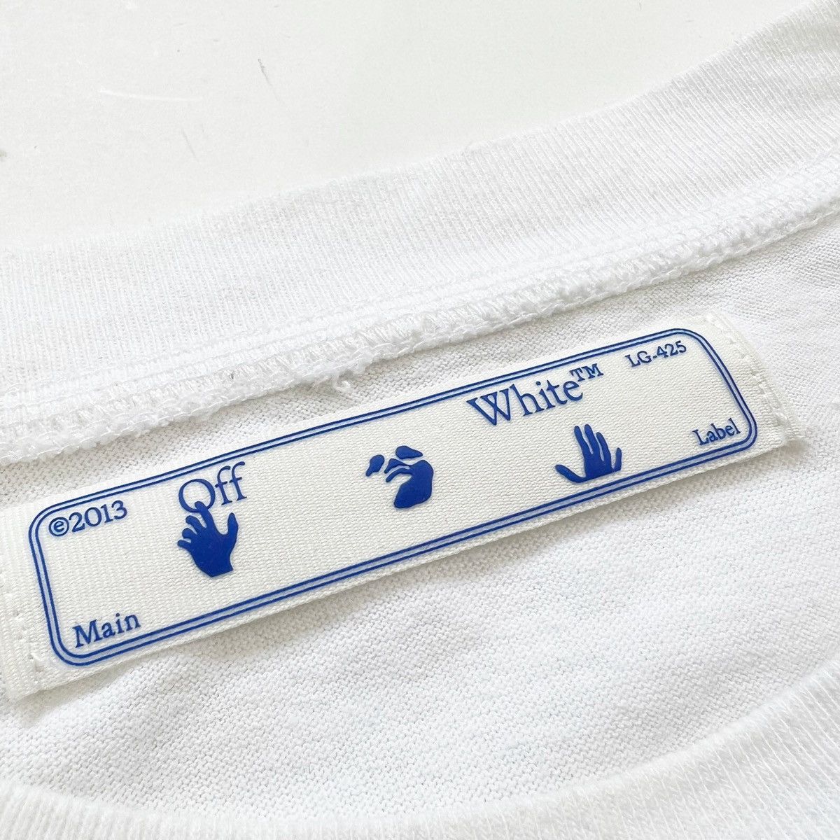 Off-White Off-White Mona Lisa Blur White T Shirt Size US XXL / EU 58 / 5 - 4 Thumbnail