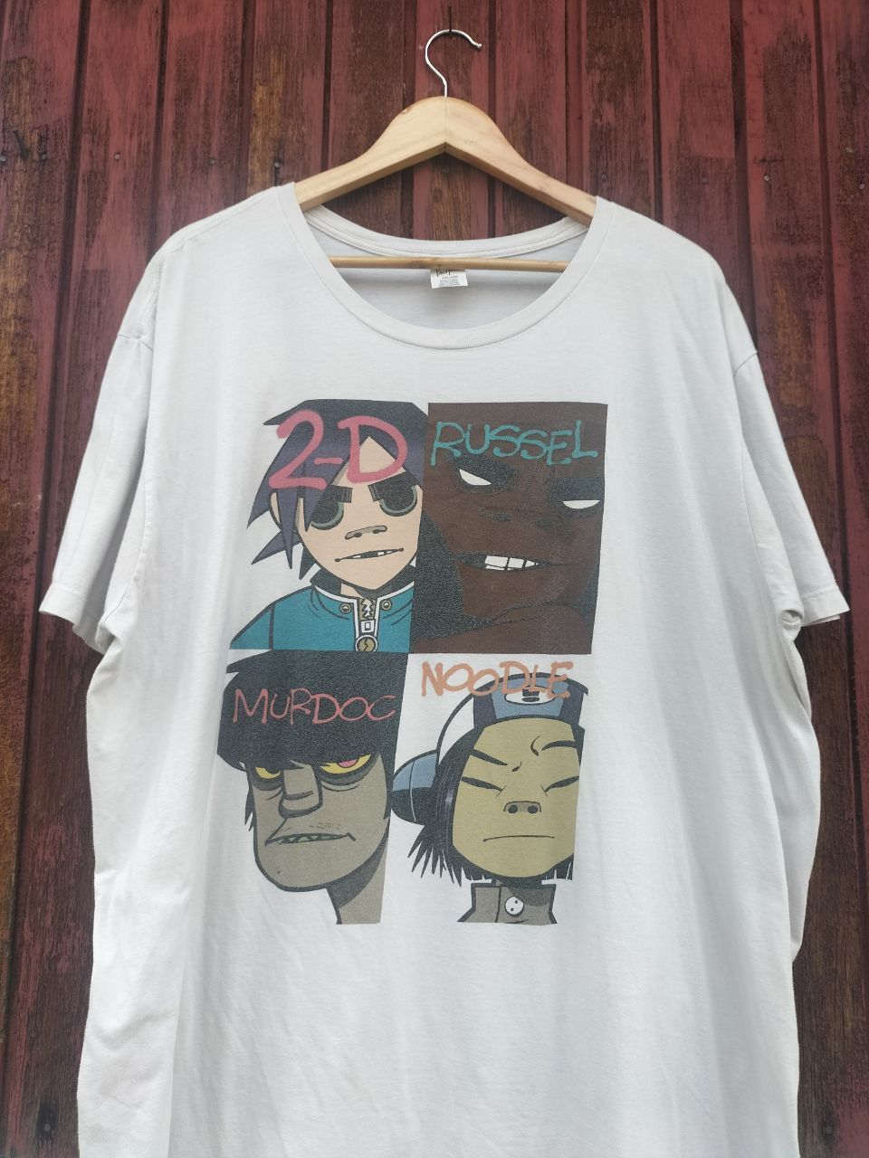 GORILLAZ Band T-shirt RARE Size 2XL 2D 2012