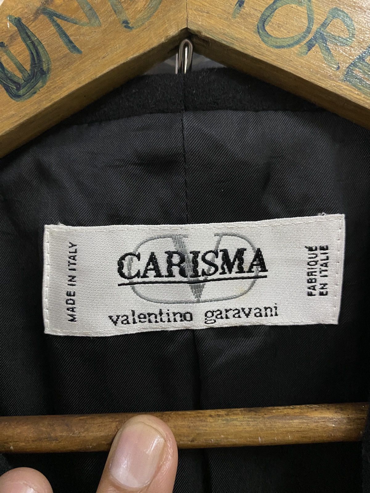 Valentino Vtg Valentino Garavani Lana Wool Coat Giaccone Jacket Black Size M / US 6-8 / IT 42-44 - 8 Thumbnail