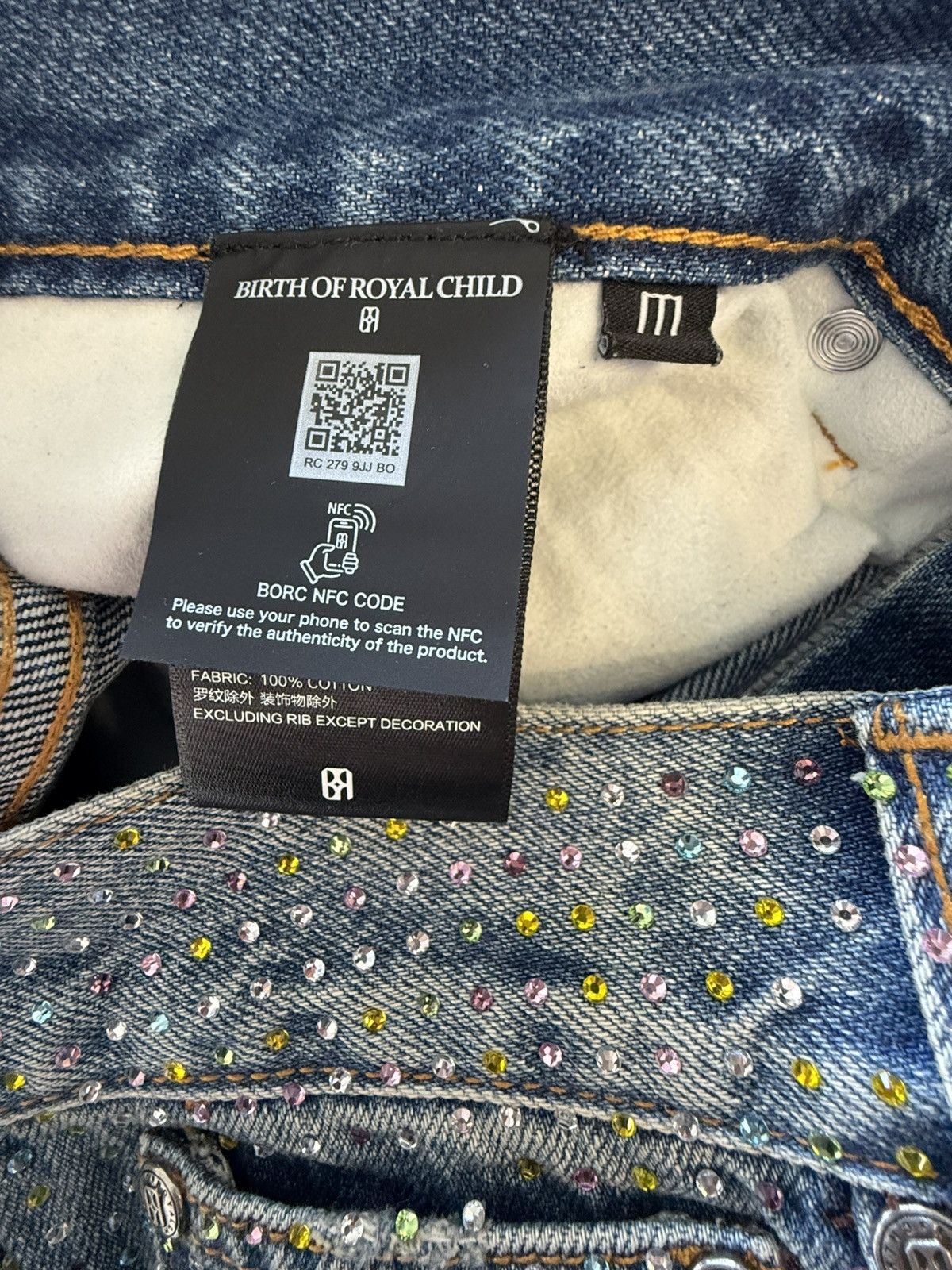 Birth of Royal Child Birth of Royal Child Graffiti Logo Denim Size US 32 / EU 48 - 4 Thumbnail