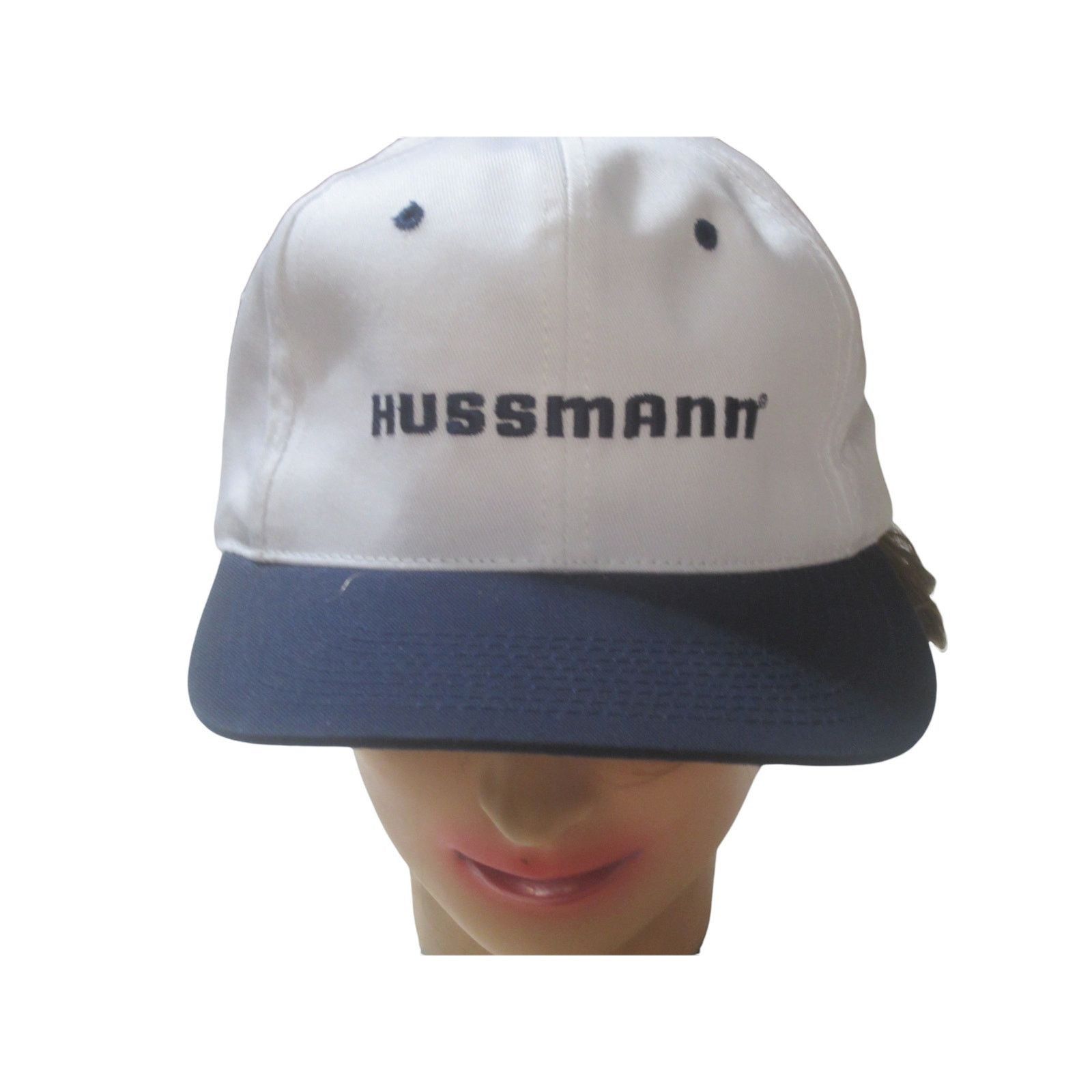 Other Vintage Hussmann Snapback Hat White Navy Blue Outdoor Size ONE SIZE - 2 Thumbnail