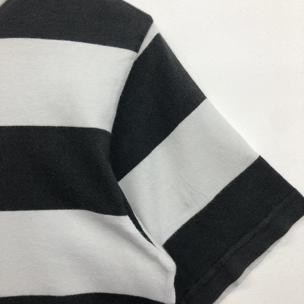 Margaret Howell Margaret Howell Stripe Minimalist Designer Tshirt Size US M / EU 48-50 / 2 - 5 Thumbnail